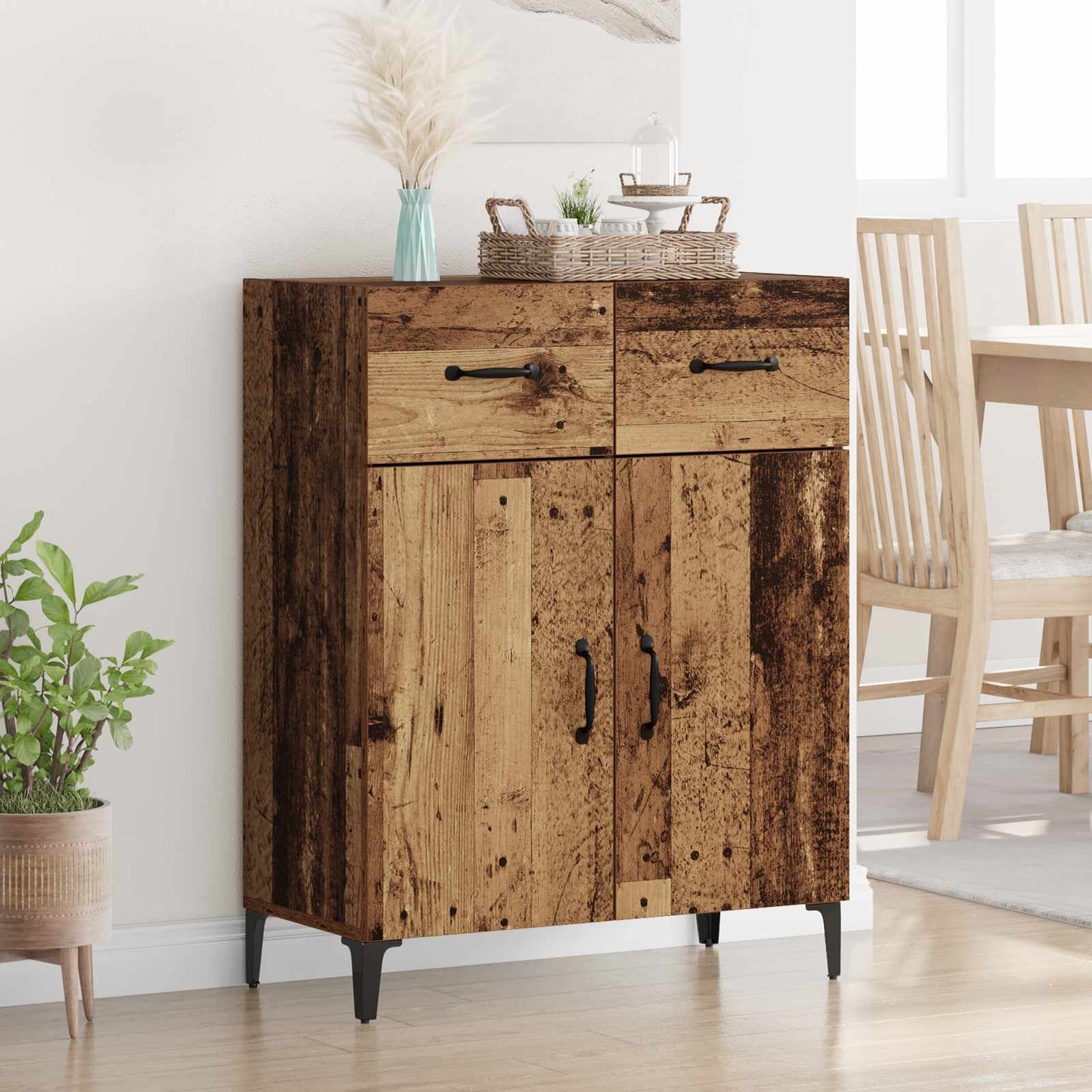 Serviesskap Gammelt tre 69,5 x 34 x 90 cm Konstruert tre