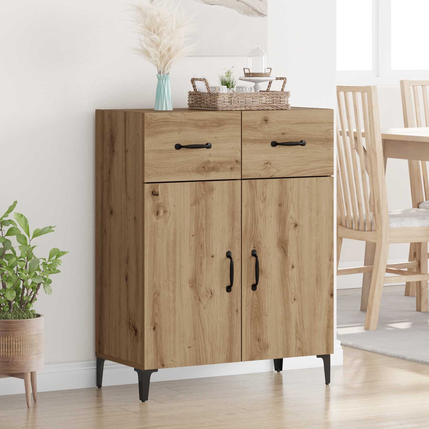 Serviesskap Artisan Eik 69,5 x 34 x 90 cm Konstruert tre