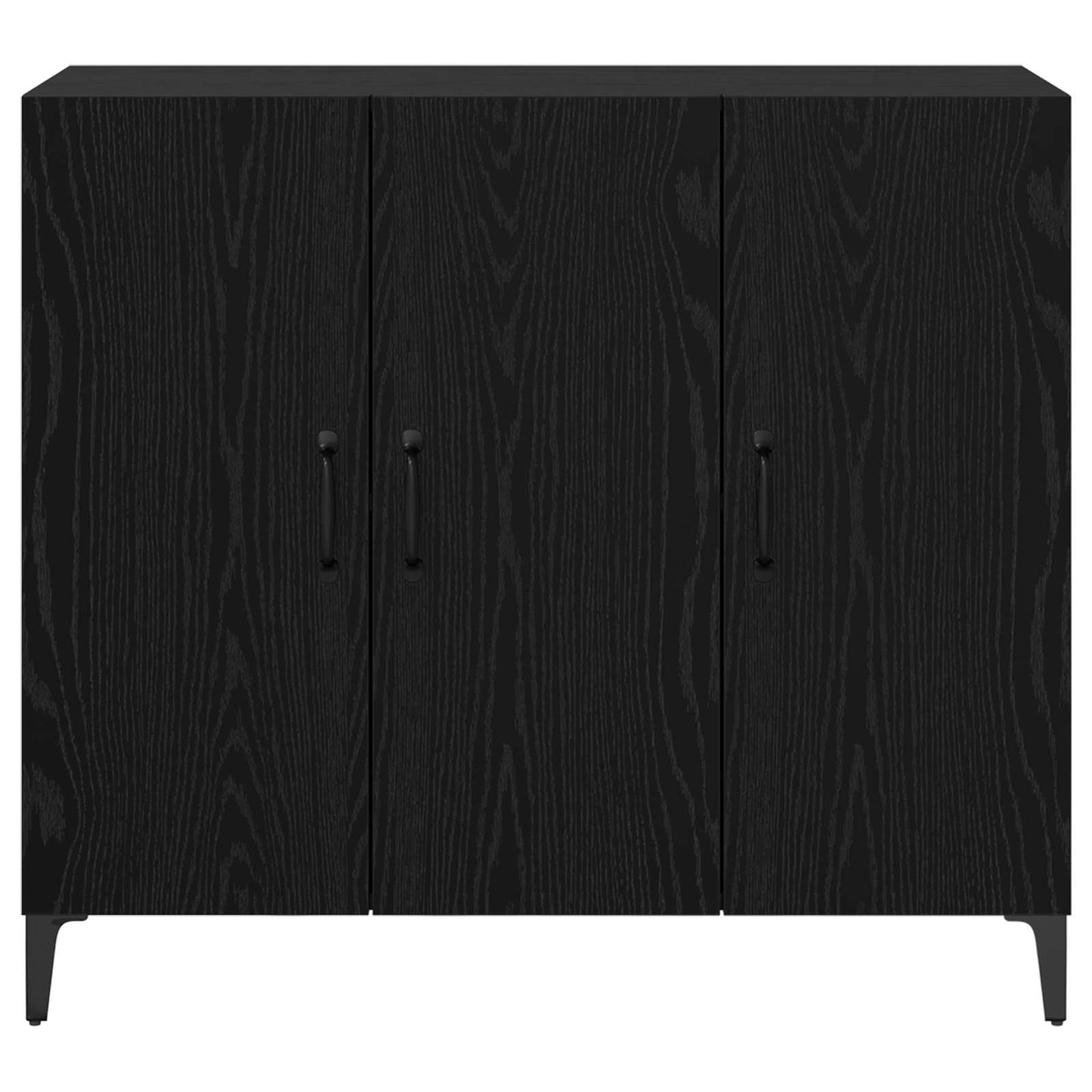 Serviesskap Svart eik 34 x 90 x 80 cm Konstruert tre