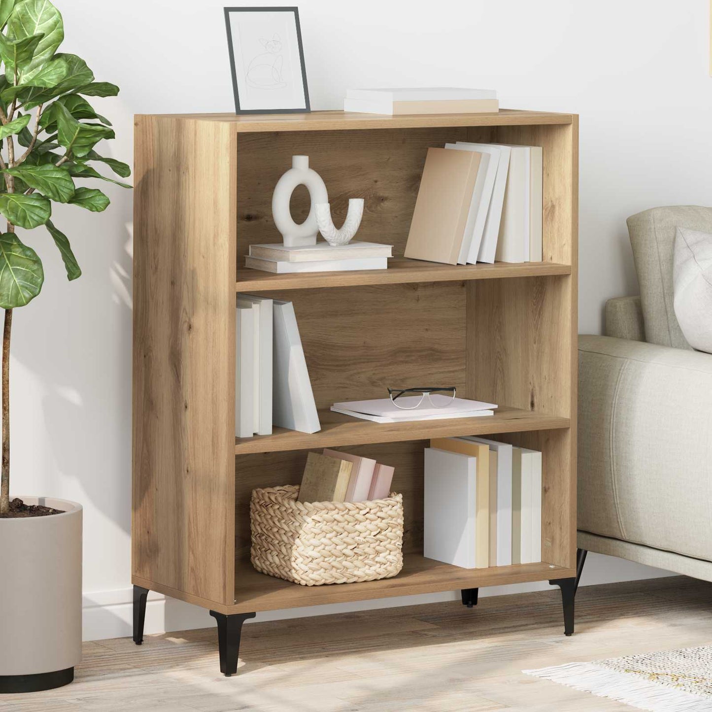 Serviesskap Artisan Eik 69,5 x 32,5 x 90 cm Konstruert tre