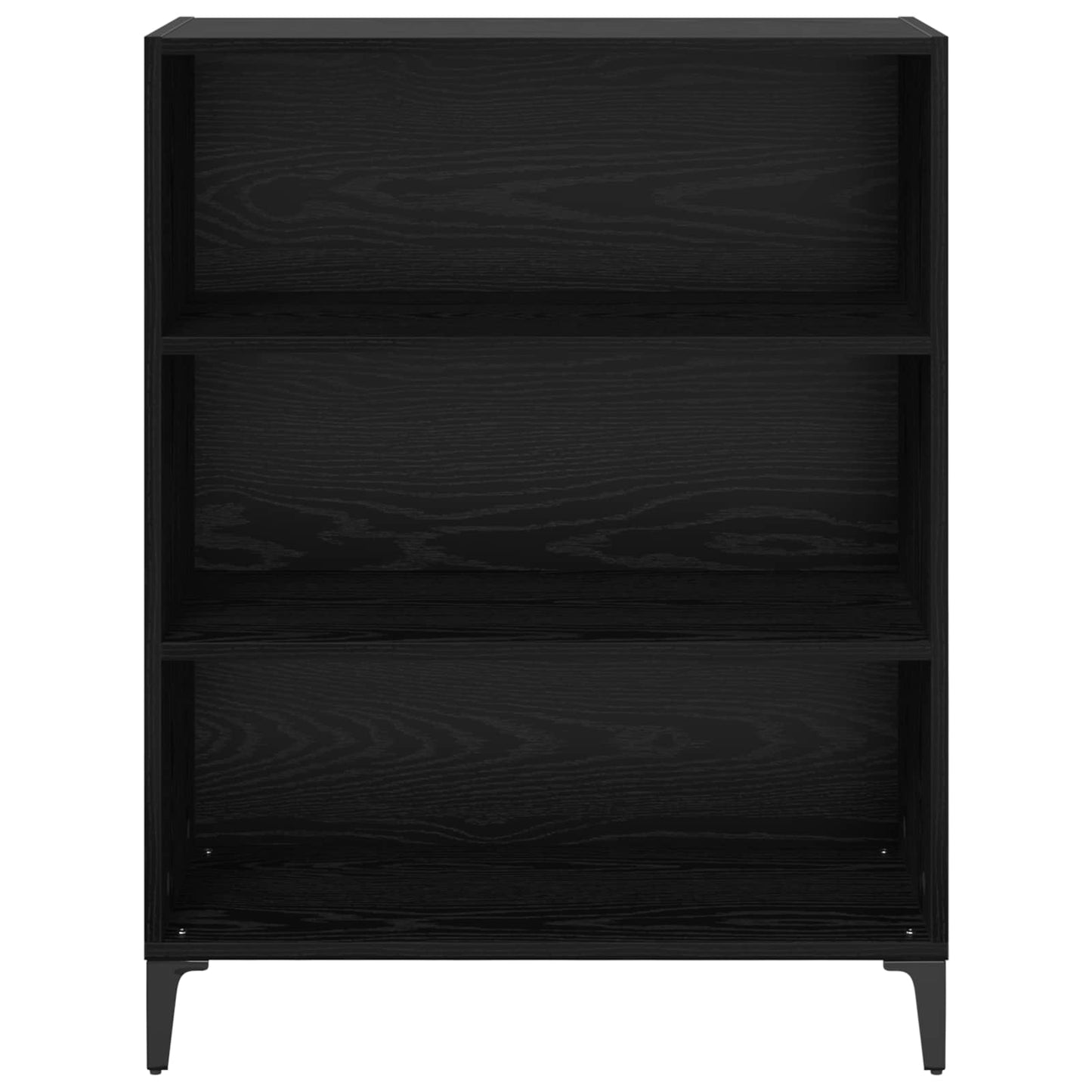 Serviesskap Svart Eik 69,5 x 32,5 x 90 cm Konstruert tre