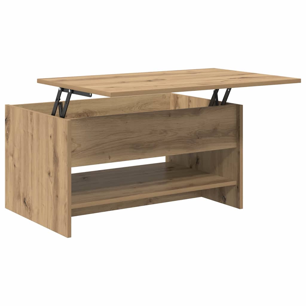 Kaffebord Artisan Eik 80 x 50,5 x 41,5 cm Konstruert tre