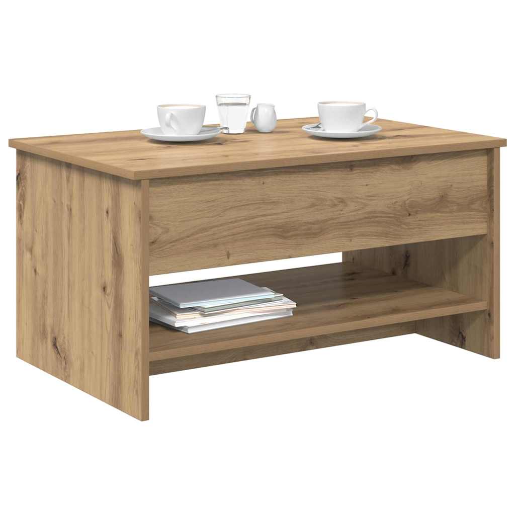 Kaffebord Artisan Eik 80 x 50,5 x 41,5 cm Konstruert tre