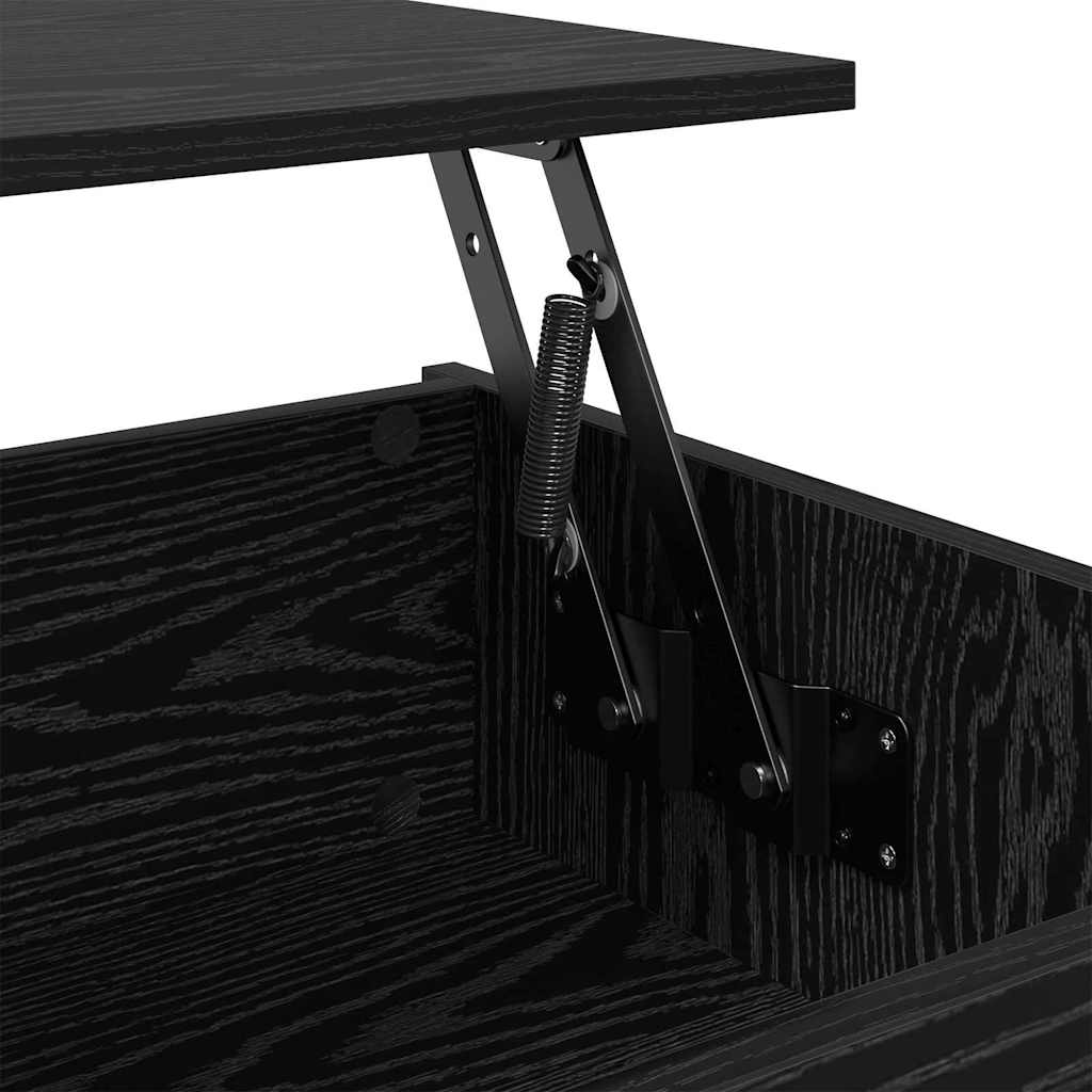 Kaffebord Svart Eik 80 x 50,5 x 41,5 cm Konstruert tre