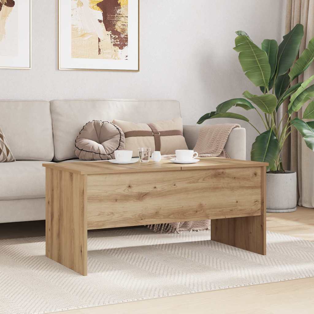 Kaffebord Artisan Eik 102 x 50,5 x 46,5 cm Konstruert tre