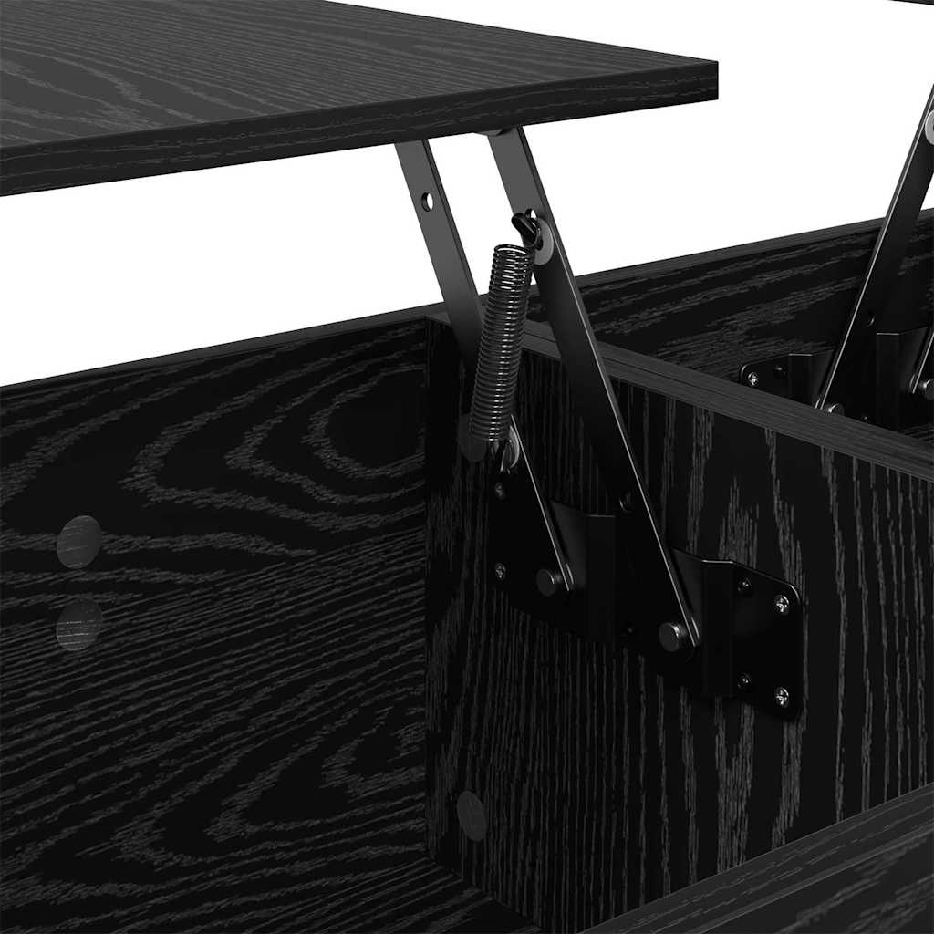 Kaffebord Svart Eik 102 x 50,5 x 46,5 cm Konstruert tre