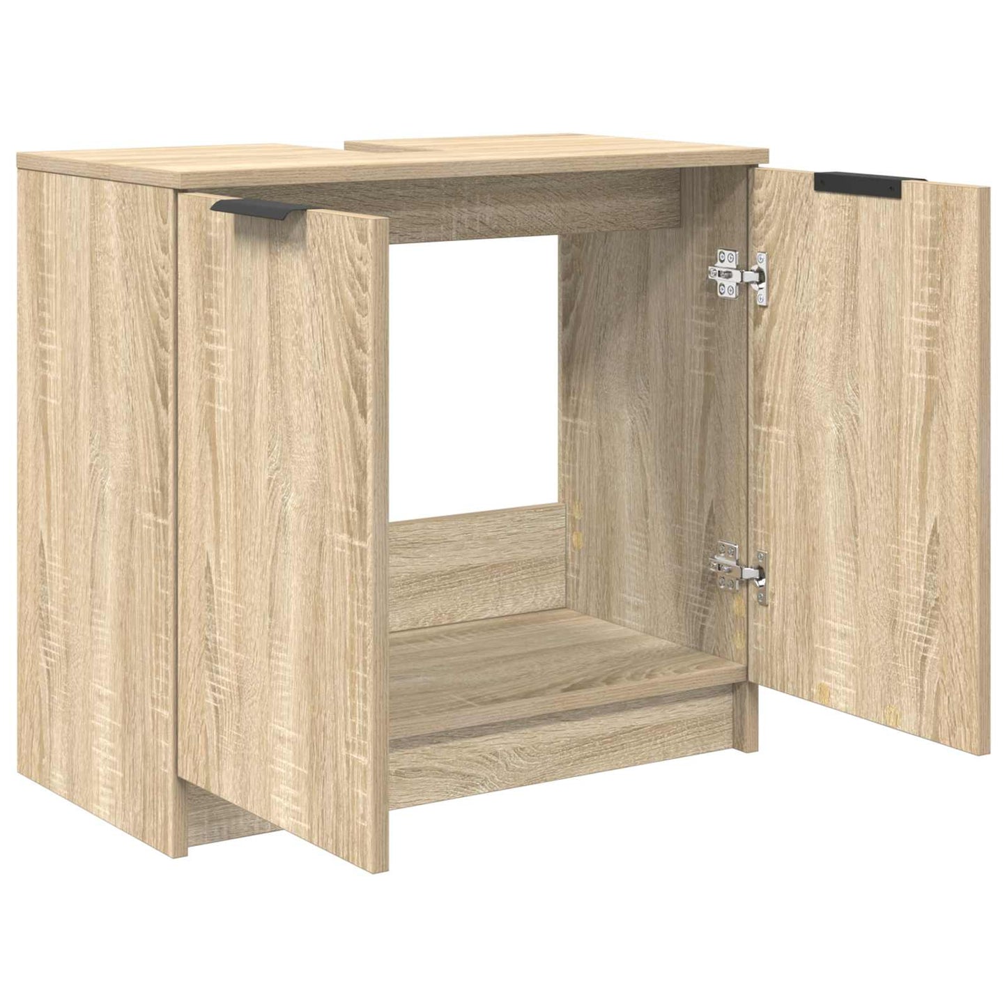Baderomsskap Sonoma eik 64,5 x 33,5 x 59 cm Konstruert tre