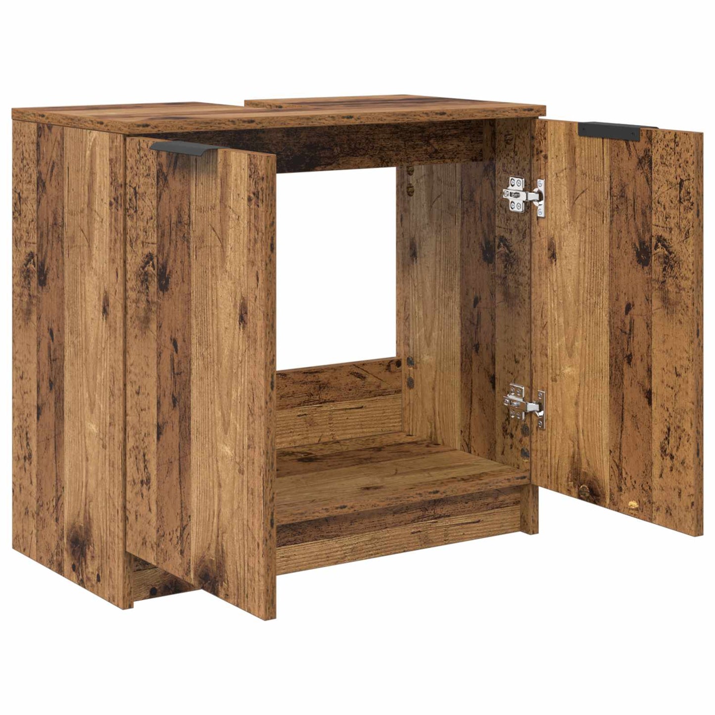 Baderomsskap Gamle tre 64,5 x 33,5 x 59 cm Konstruert tre