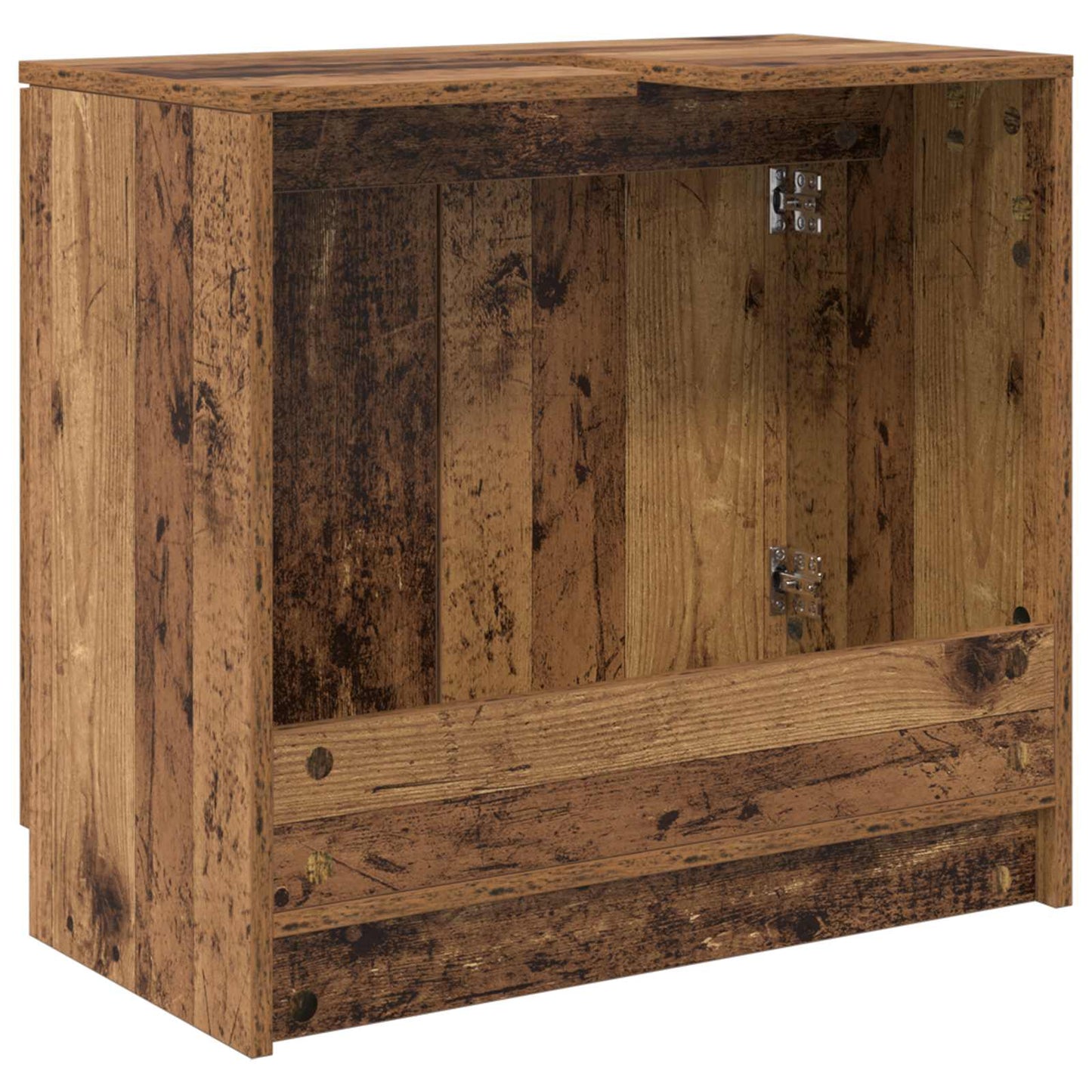 Baderomsskap Gamle tre 64,5 x 33,5 x 59 cm Konstruert tre