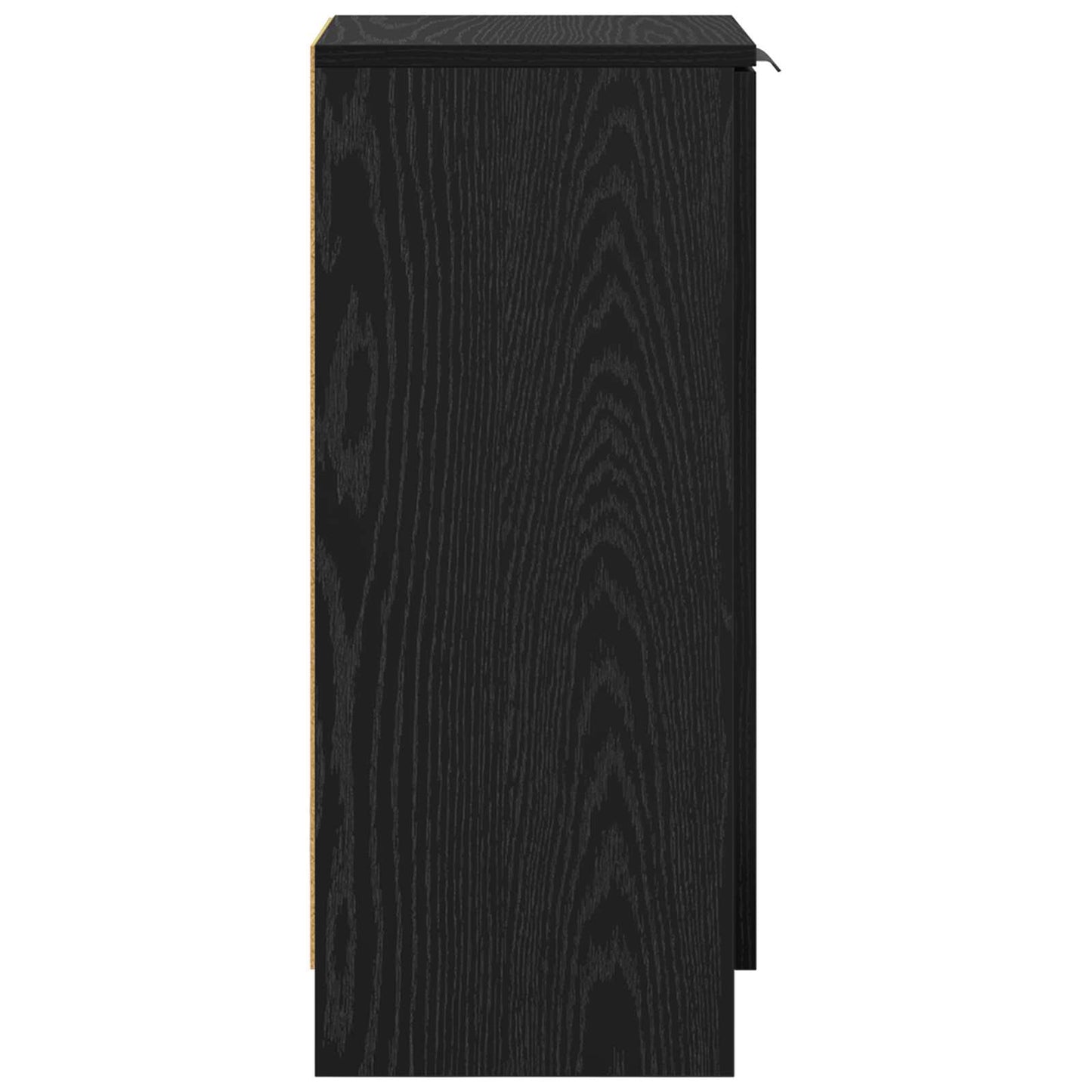 Serviesskap Svart Eik 30 x 30 x 70 cm Konstruert tre