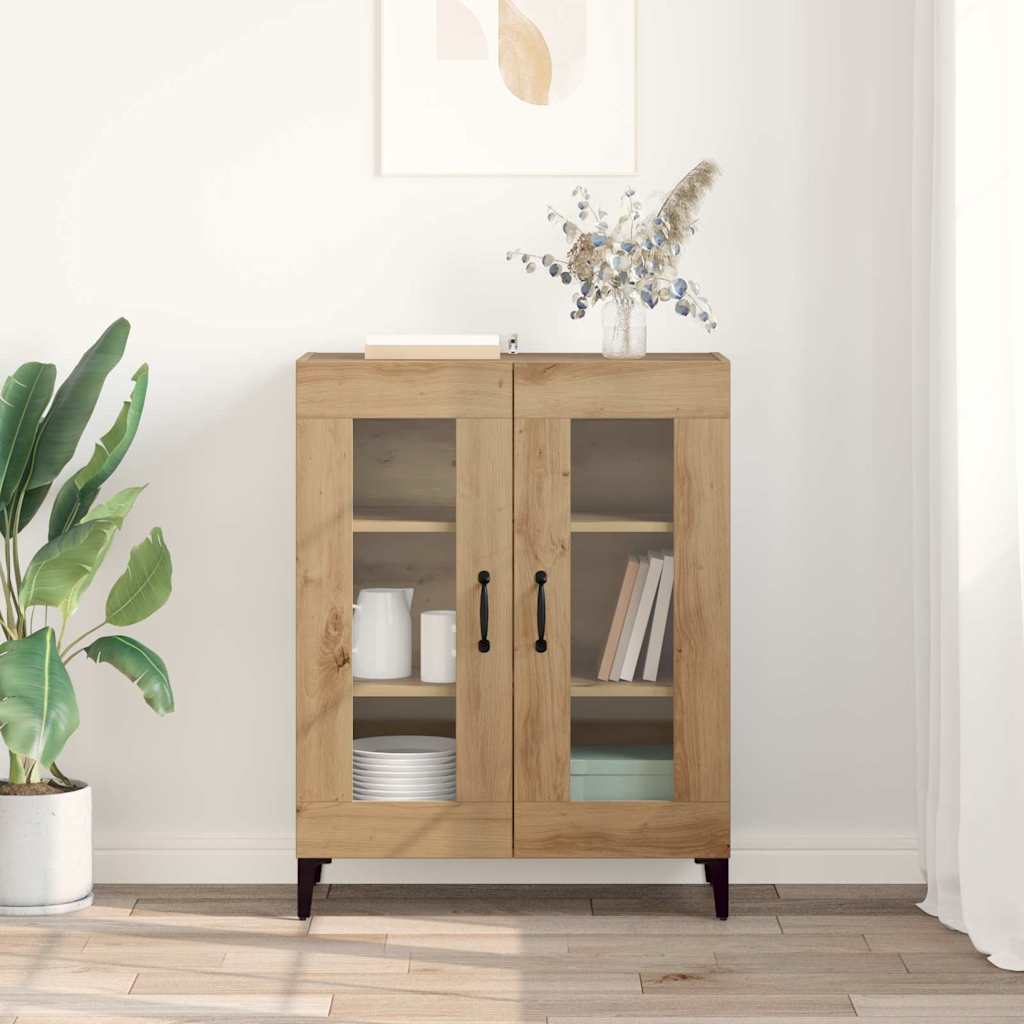 Serviesskap Artisan Eik 69,5 x 34 x 90 cm Ingeniørtre og jern
