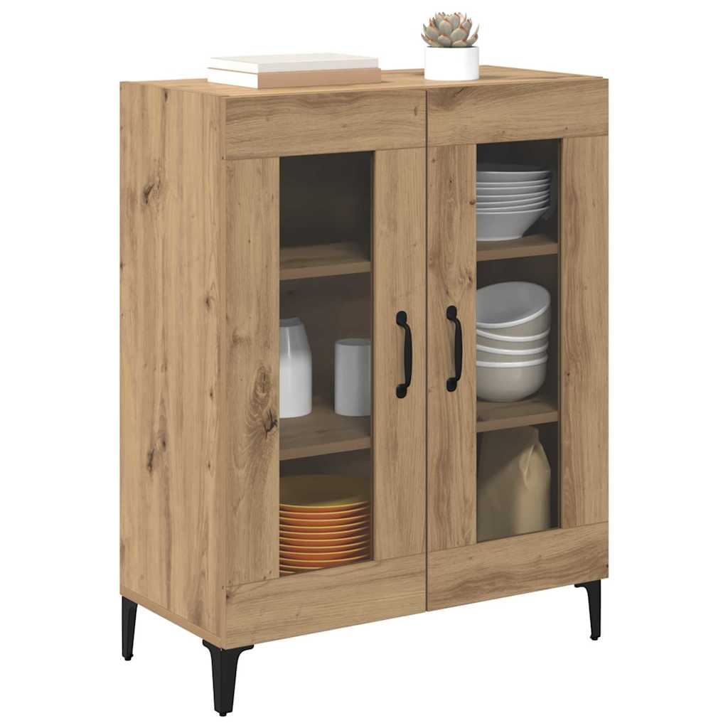 Serviesskap Artisan Eik 69,5 x 34 x 90 cm Ingeniørtre og jern