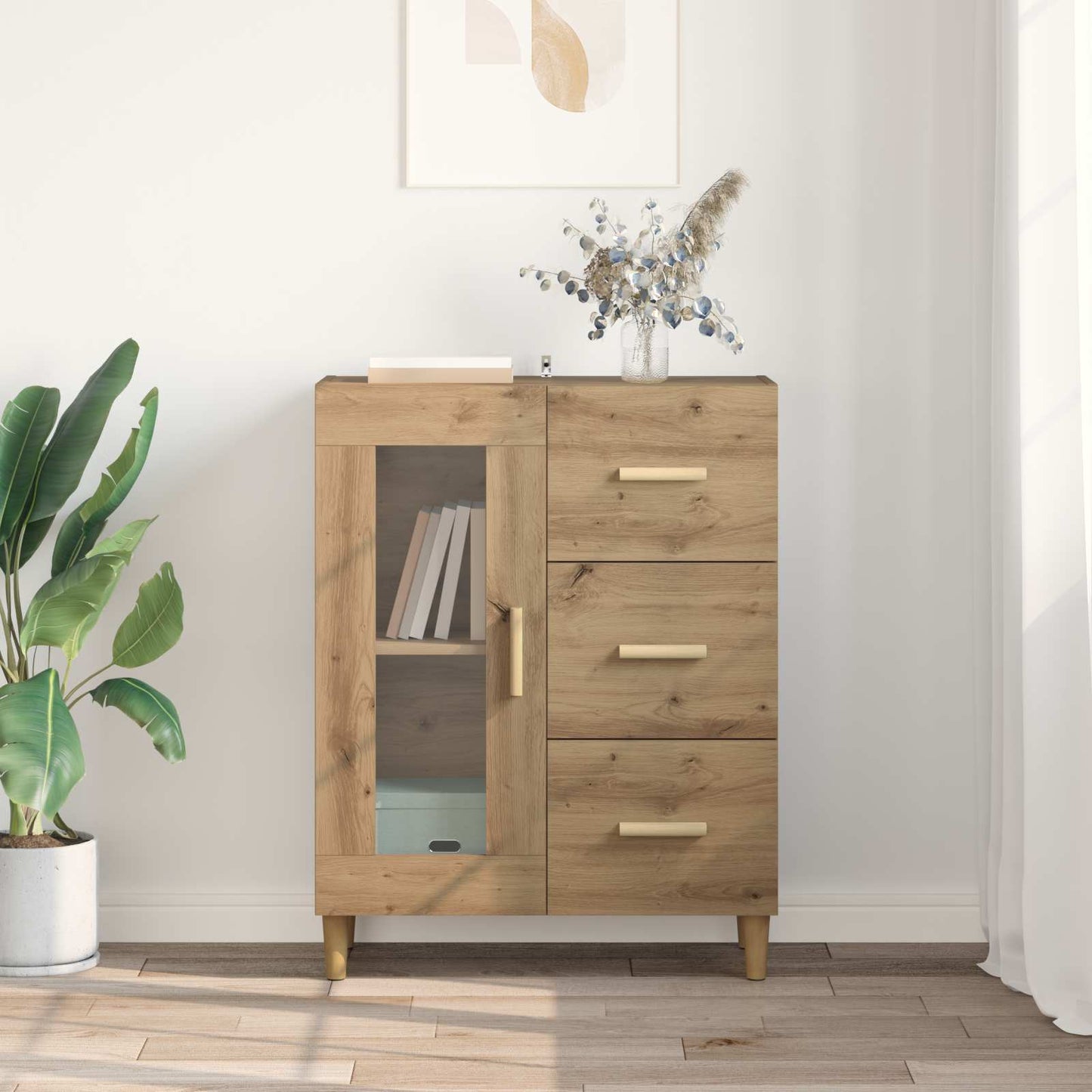 Serviesskap Artisan Eik 69,5 x 34 x 90 cm Konstruert tre