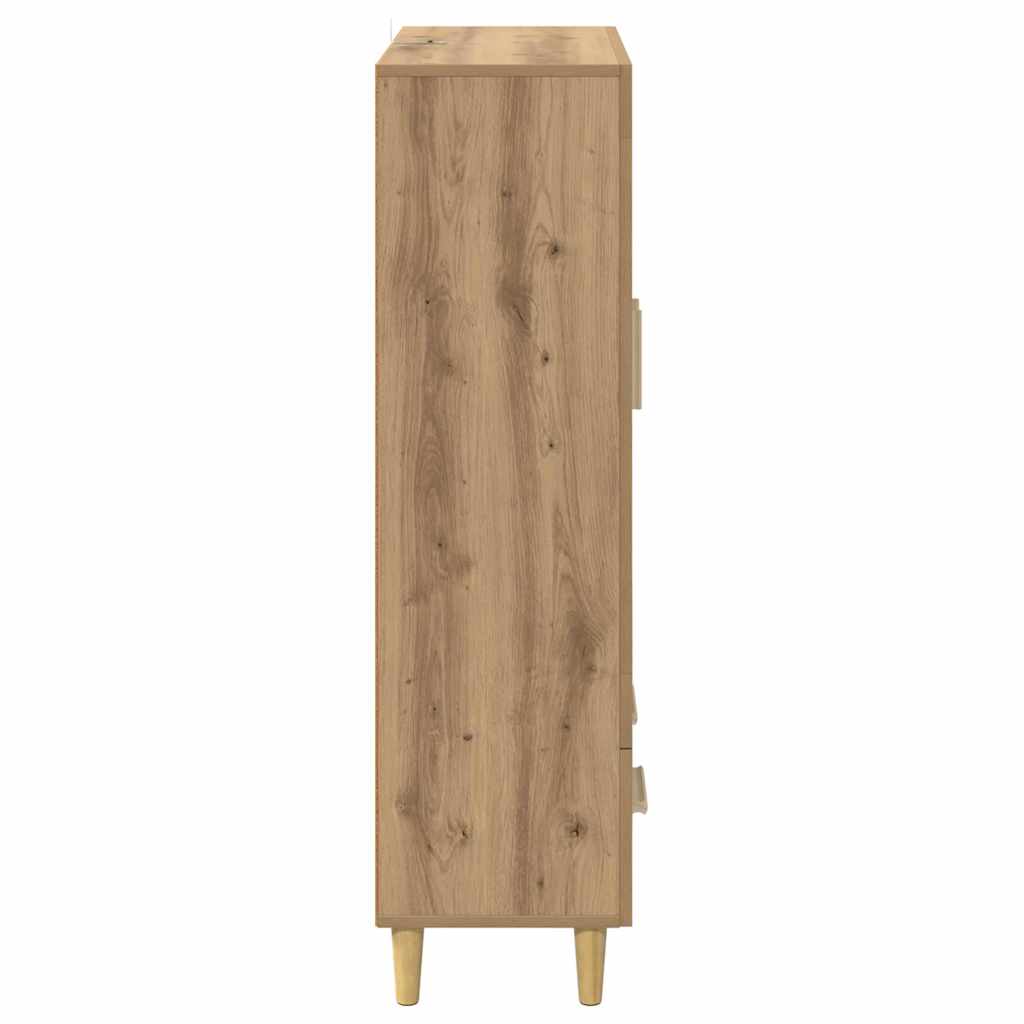 Høyskap med skuff Artisan Eik 70 x 31 x 115 cm Konstruert tre