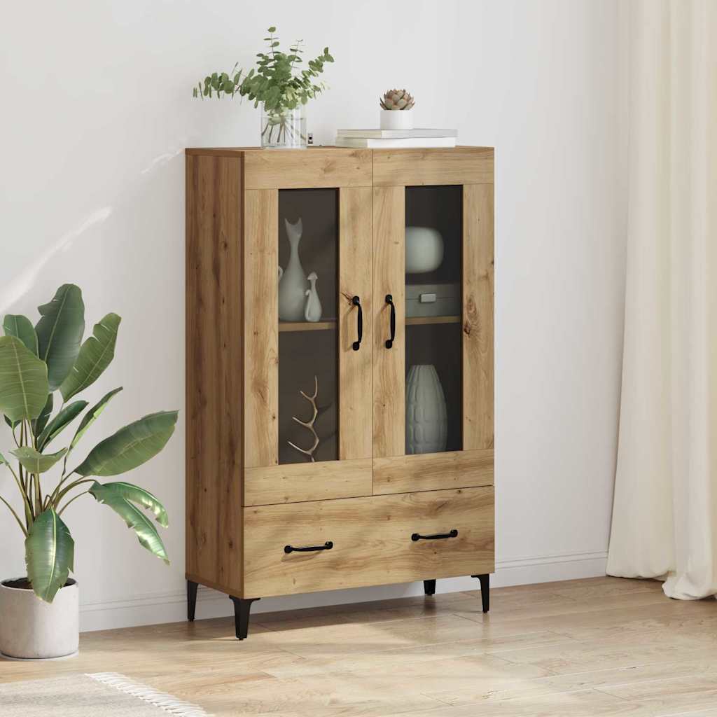 Høyskap Artisan Eik 70 x 31 x 115 cm Ingeniørtre og jern