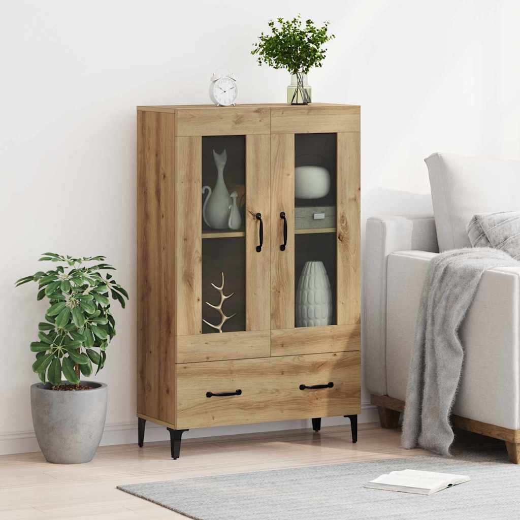 Høyskap Artisan Eik 70 x 31 x 115 cm Ingeniørtre og jern