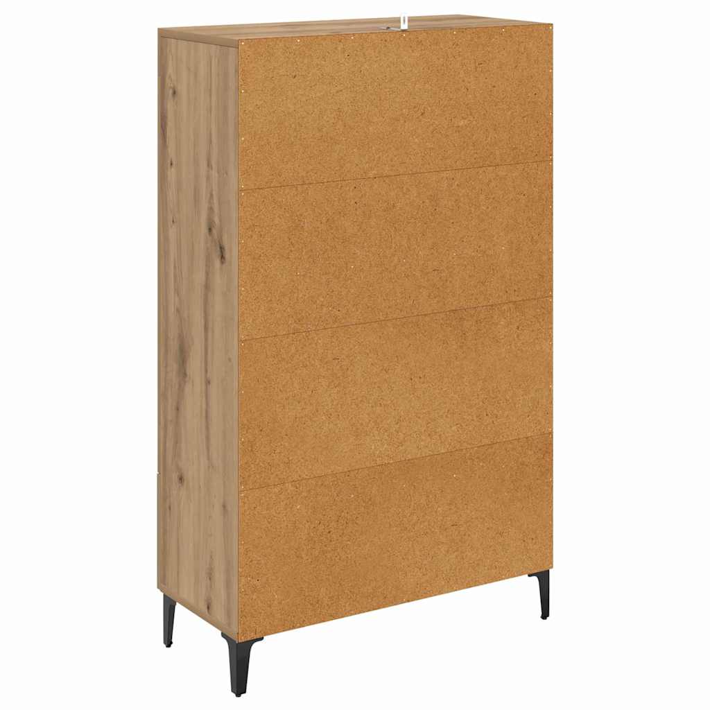 Høyskap Artisan Eik 70 x 31 x 115 cm Ingeniørtre og jern