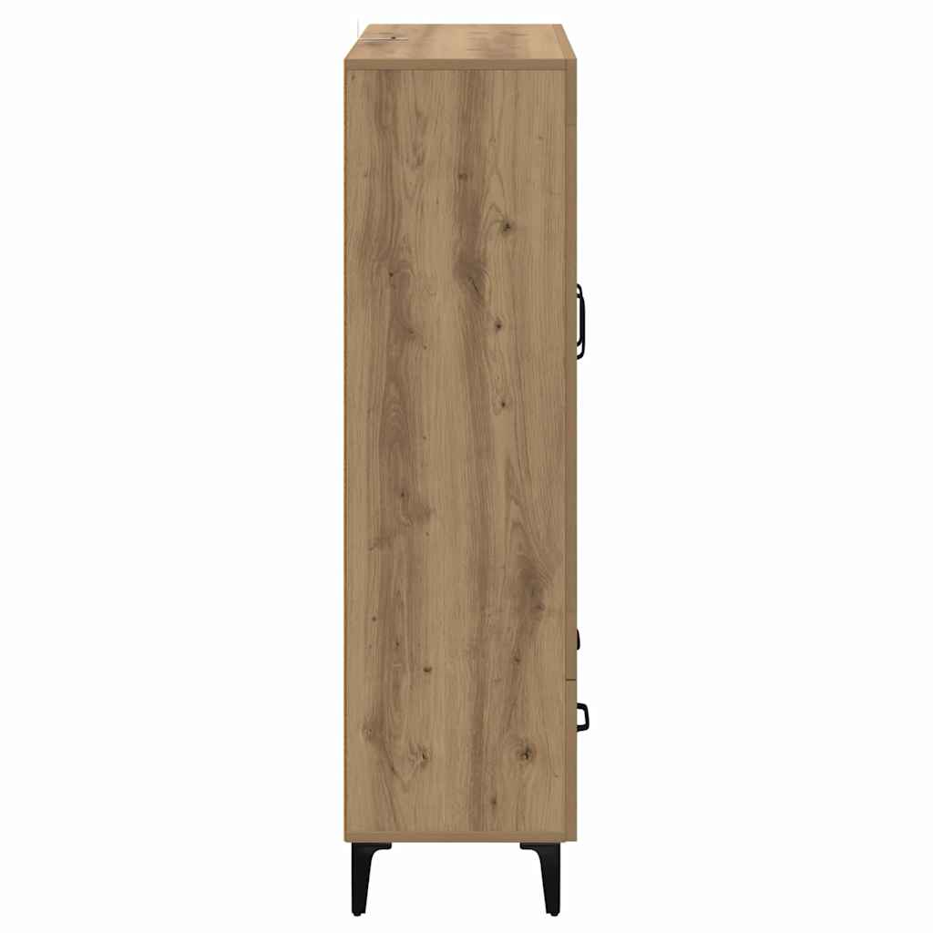 Høyskap Artisan Eik 70 x 31 x 115 cm Ingeniørtre og jern