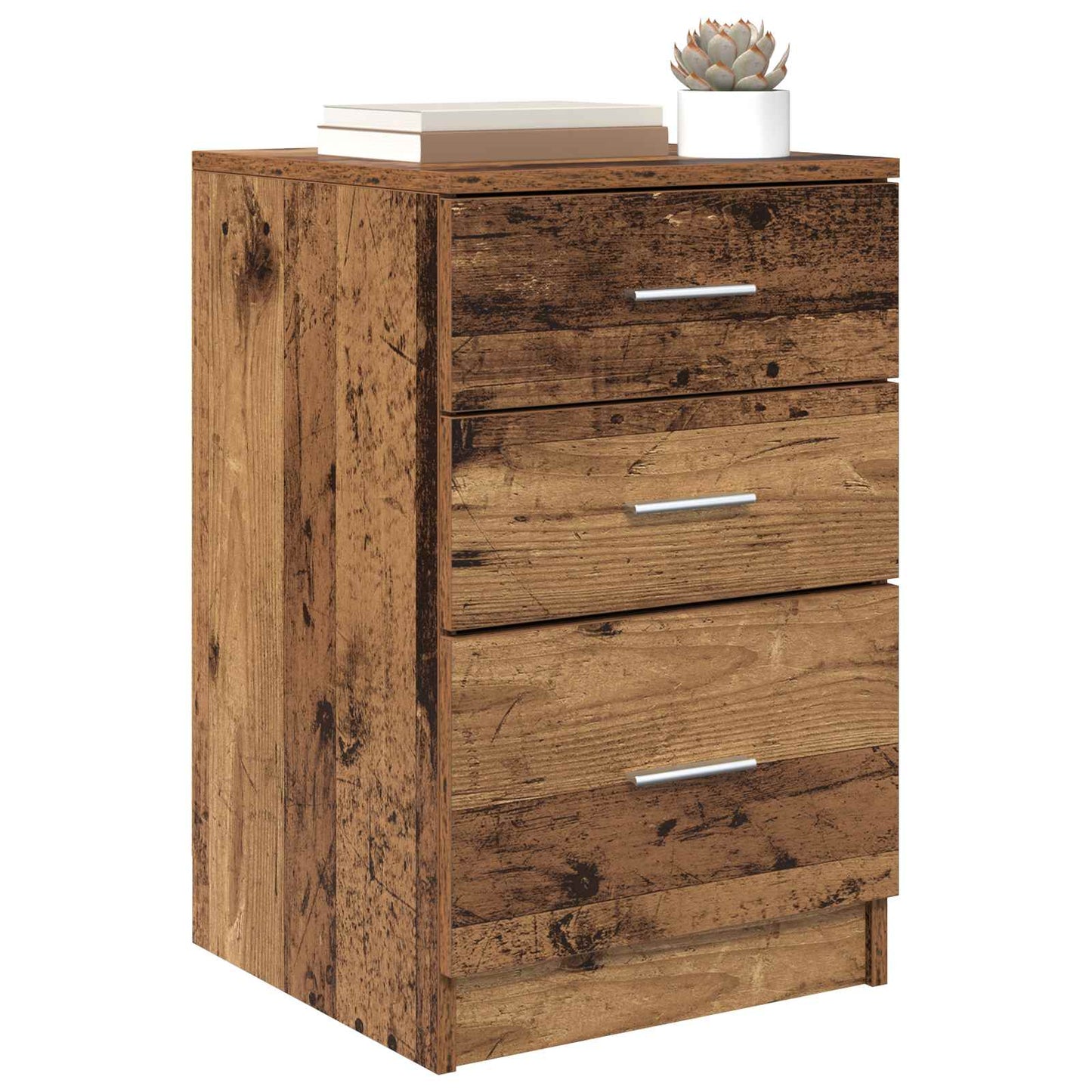 Nattbordskap Gammelt tre 40 x 40 x 63 cm Konstruert tre