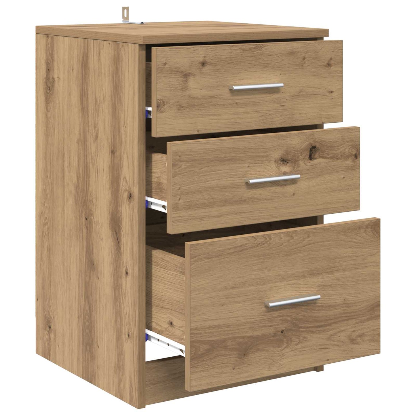 Nattbordskap Artisan Eik 40 x 40 x 63 cm Konstruert tre