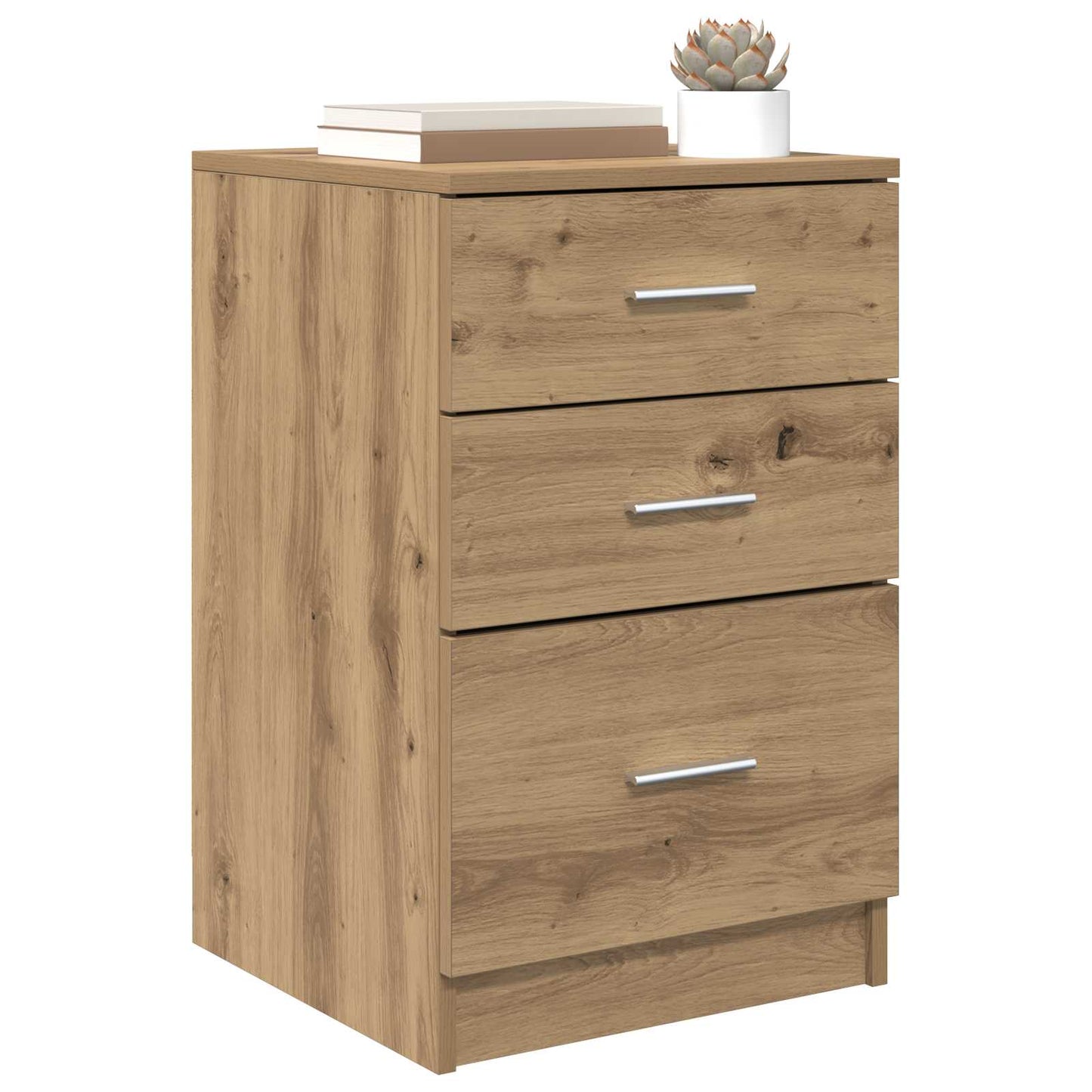 Nattbordskap Artisan Eik 40 x 40 x 63 cm Konstruert tre