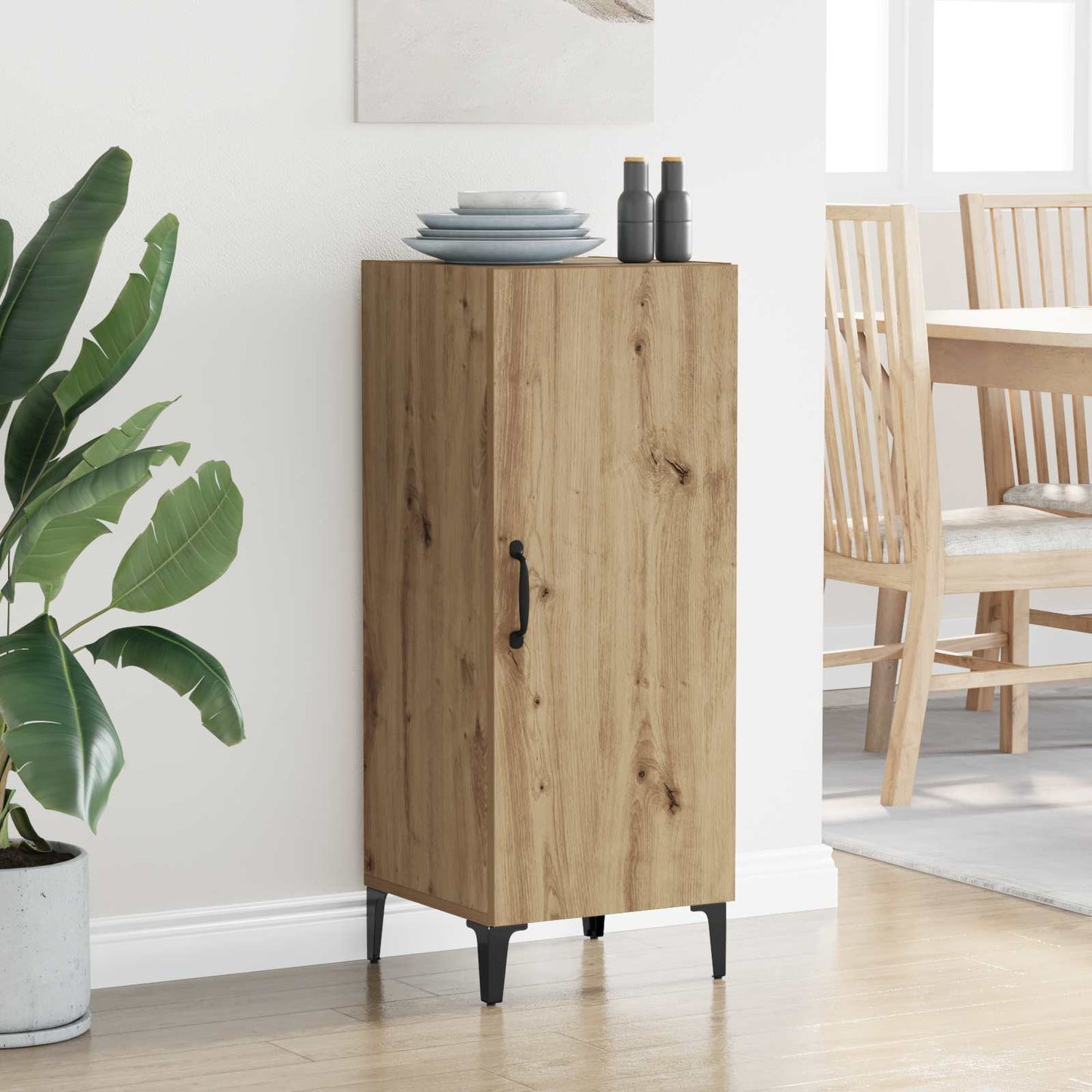 Serviesskap Artisan Eik 34,5 x 34 x 90 cm Konstruert tre