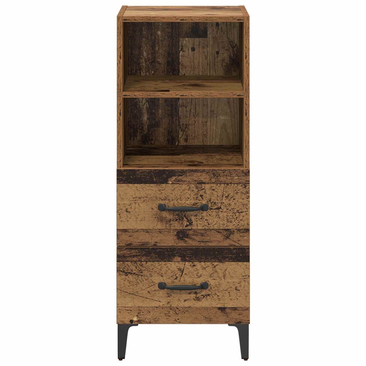 Serviesskap Gammelt tre 34 x 34.5 x 90 cm Konstruert tre