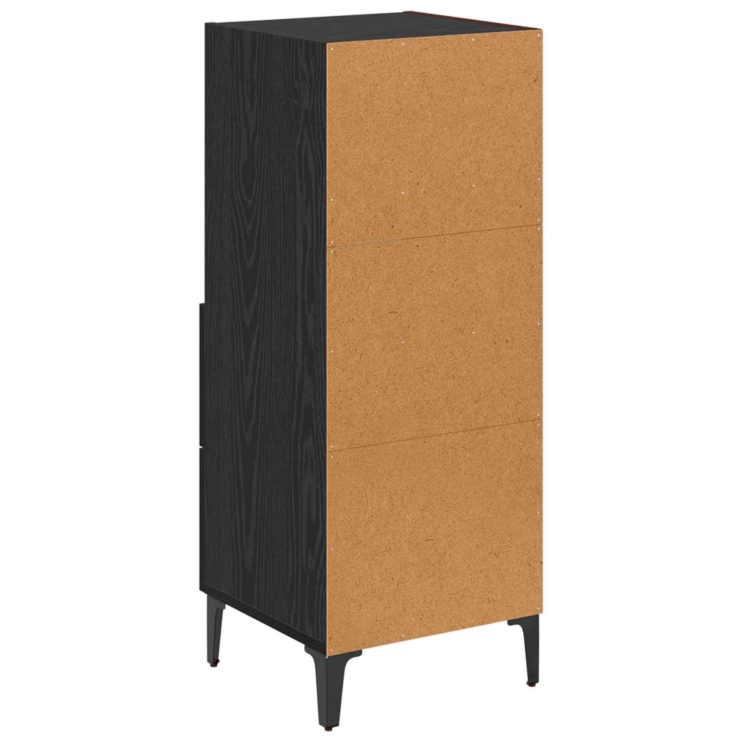 Serviesskap Svart eik 34 x 34.5 x 90 cm Konstruert tre