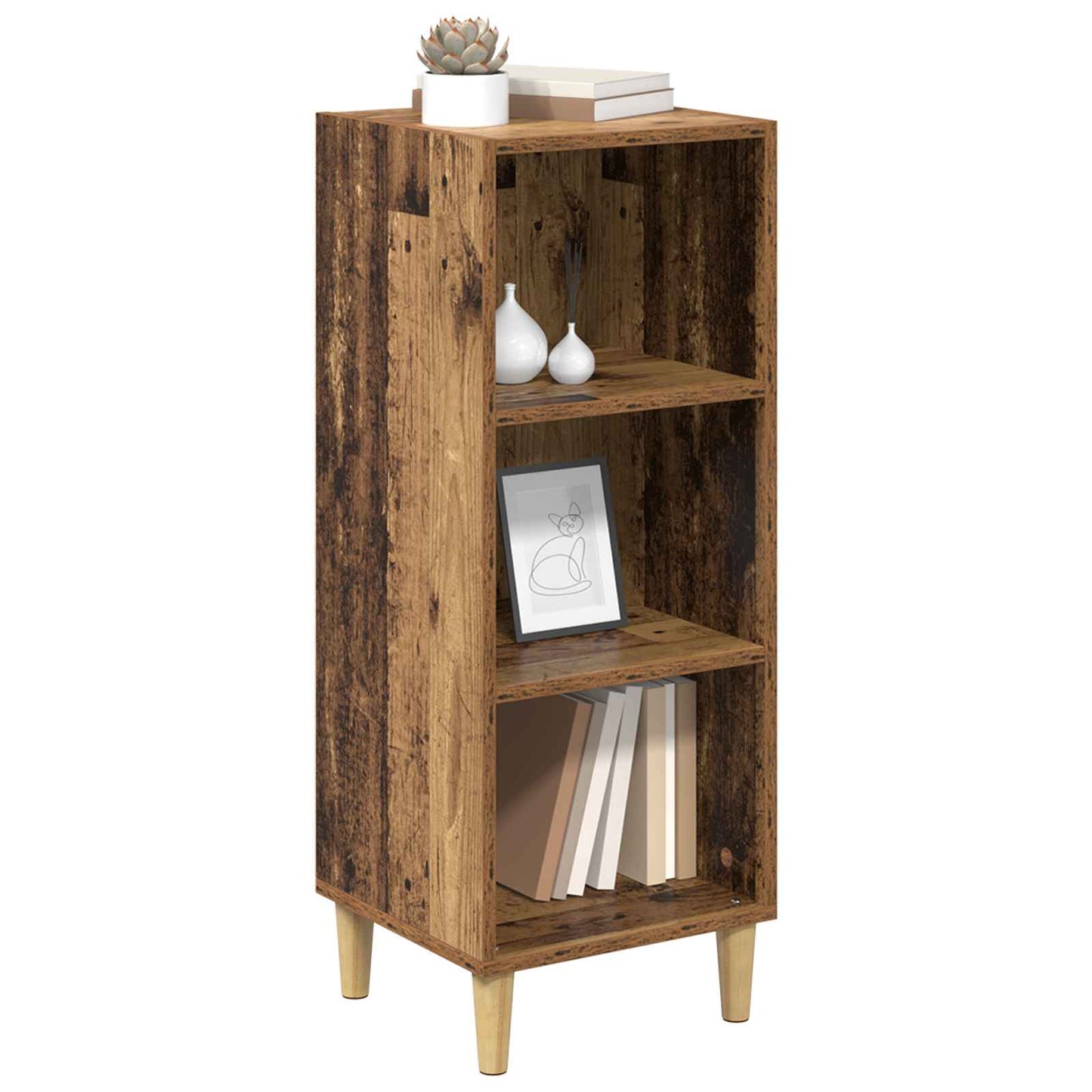 Serviesskap Gammelt tre 34,5 x 32,5 x 90 cm Konstruert tre