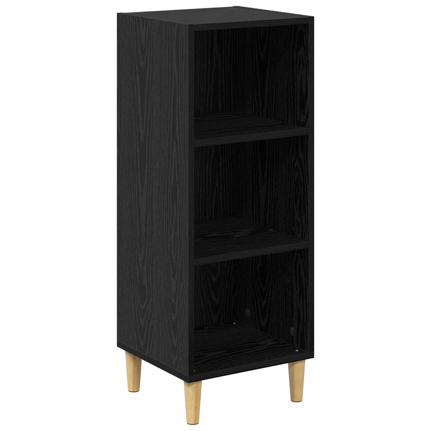 Serviesskap Svart Eik 34,5 x 32,5 x 90 cm Konstruert tre
