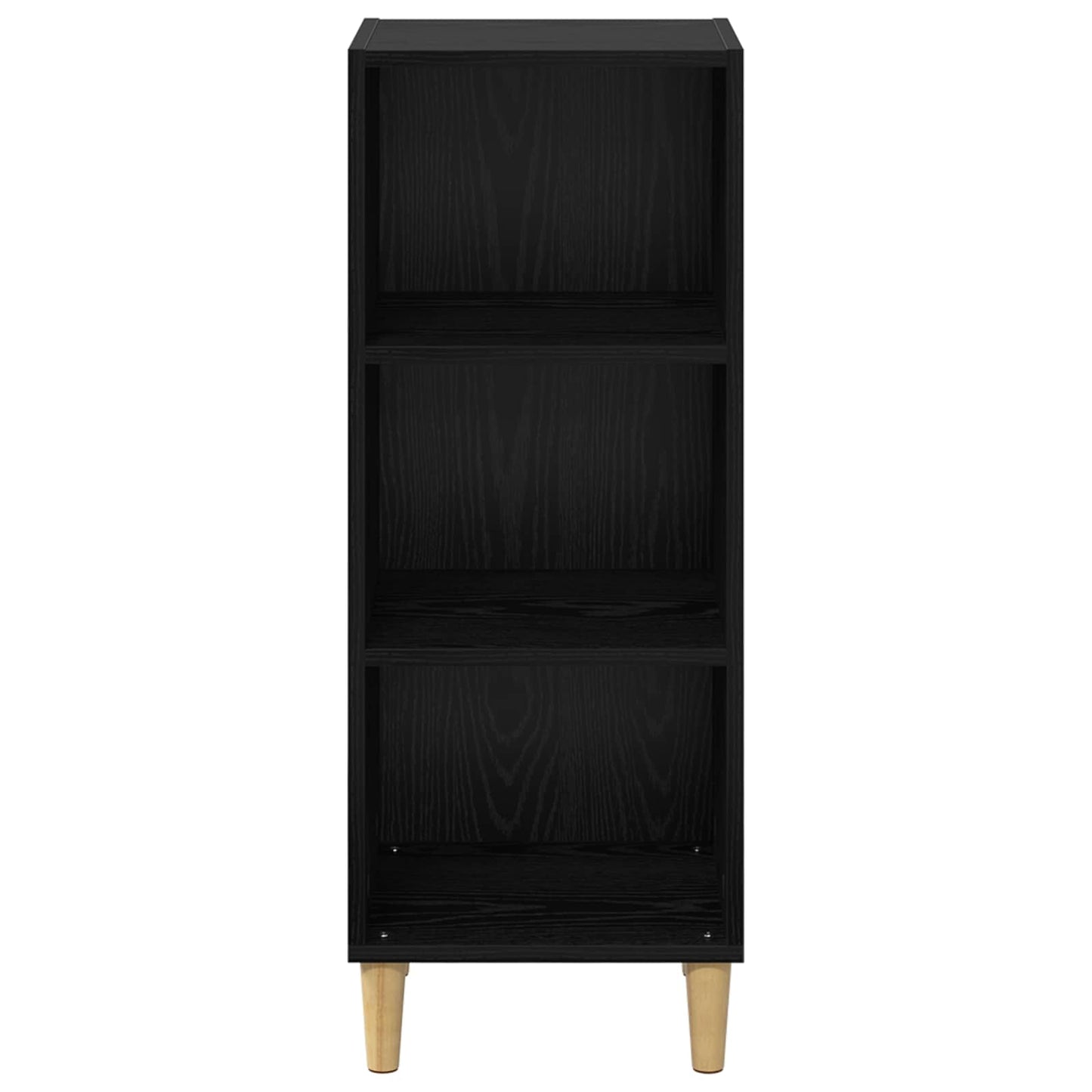 Serviesskap Svart Eik 34,5 x 32,5 x 90 cm Konstruert tre