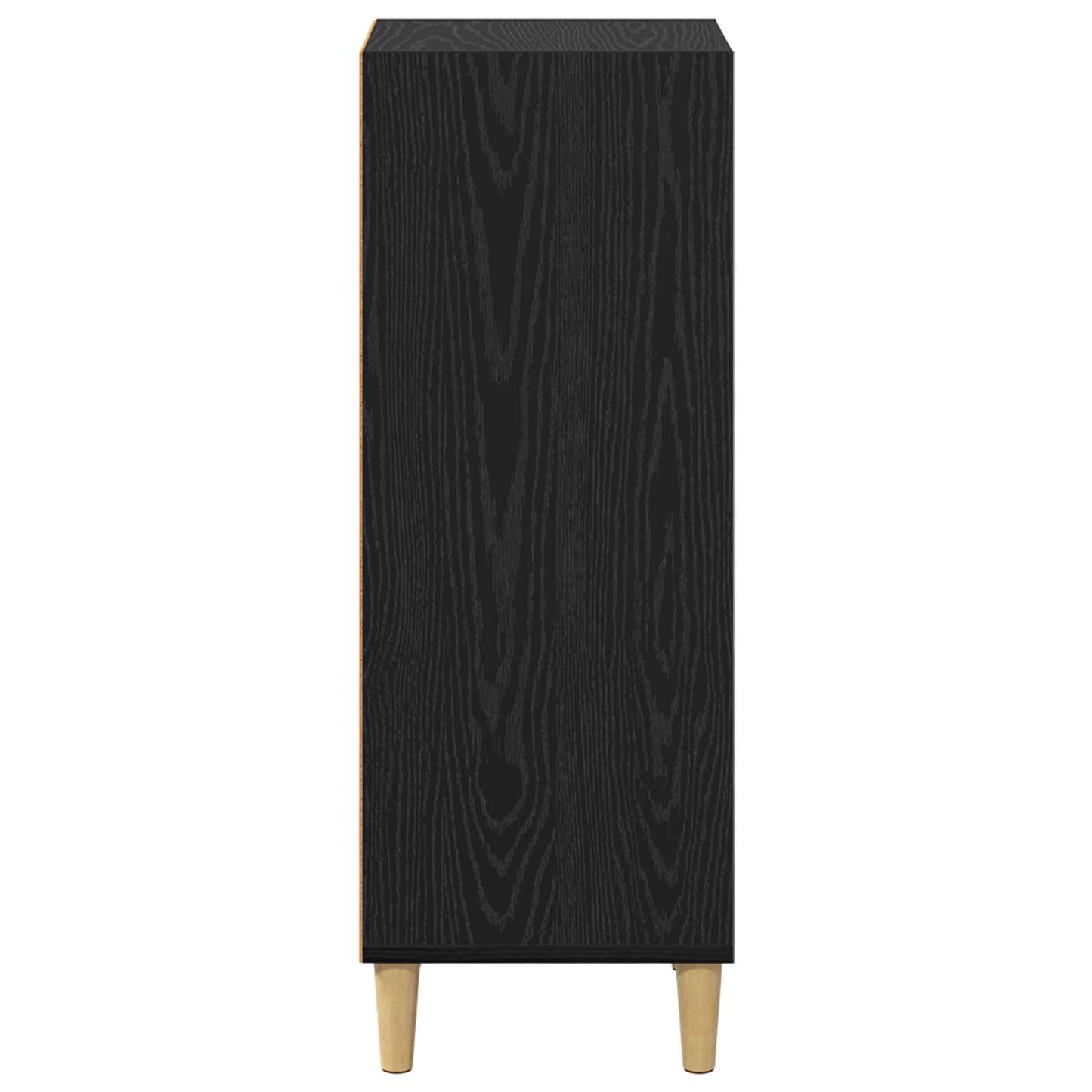 Serviesskap Svart Eik 34,5 x 32,5 x 90 cm Konstruert tre