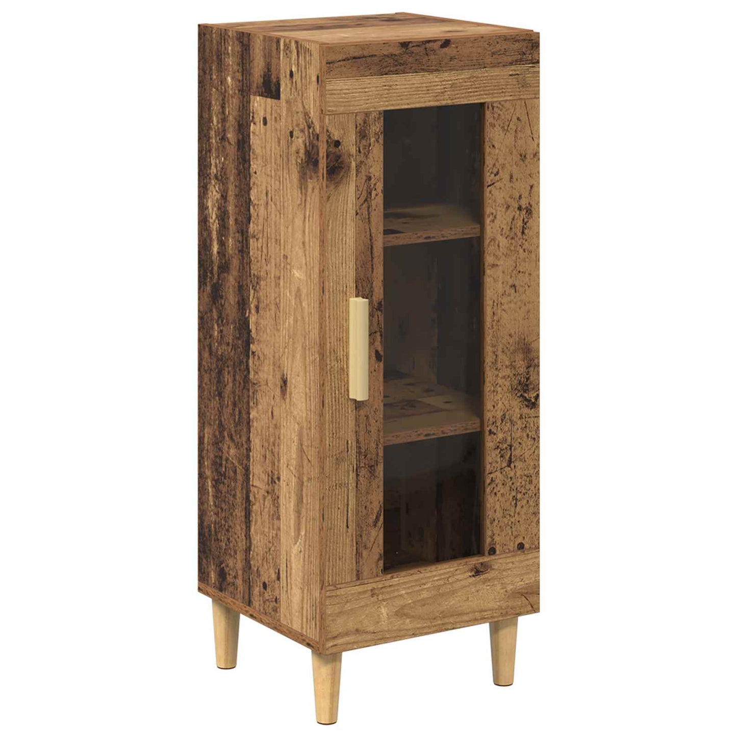 Serviesskap Gammelt tre 34,5 x 32,5 x 90 cm Konstruert tre