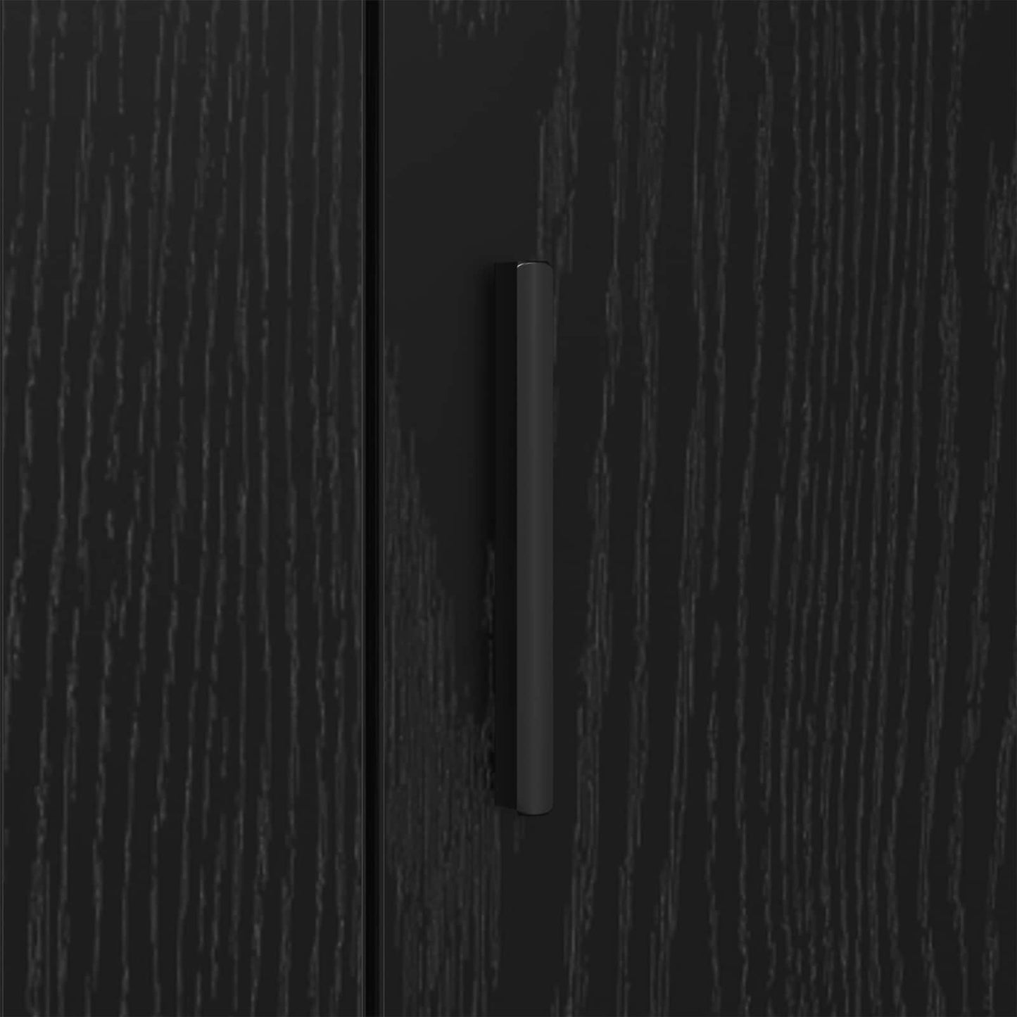 Serviesskap Svart Eik 40 x 33 x 70 cm Konstruert tre
