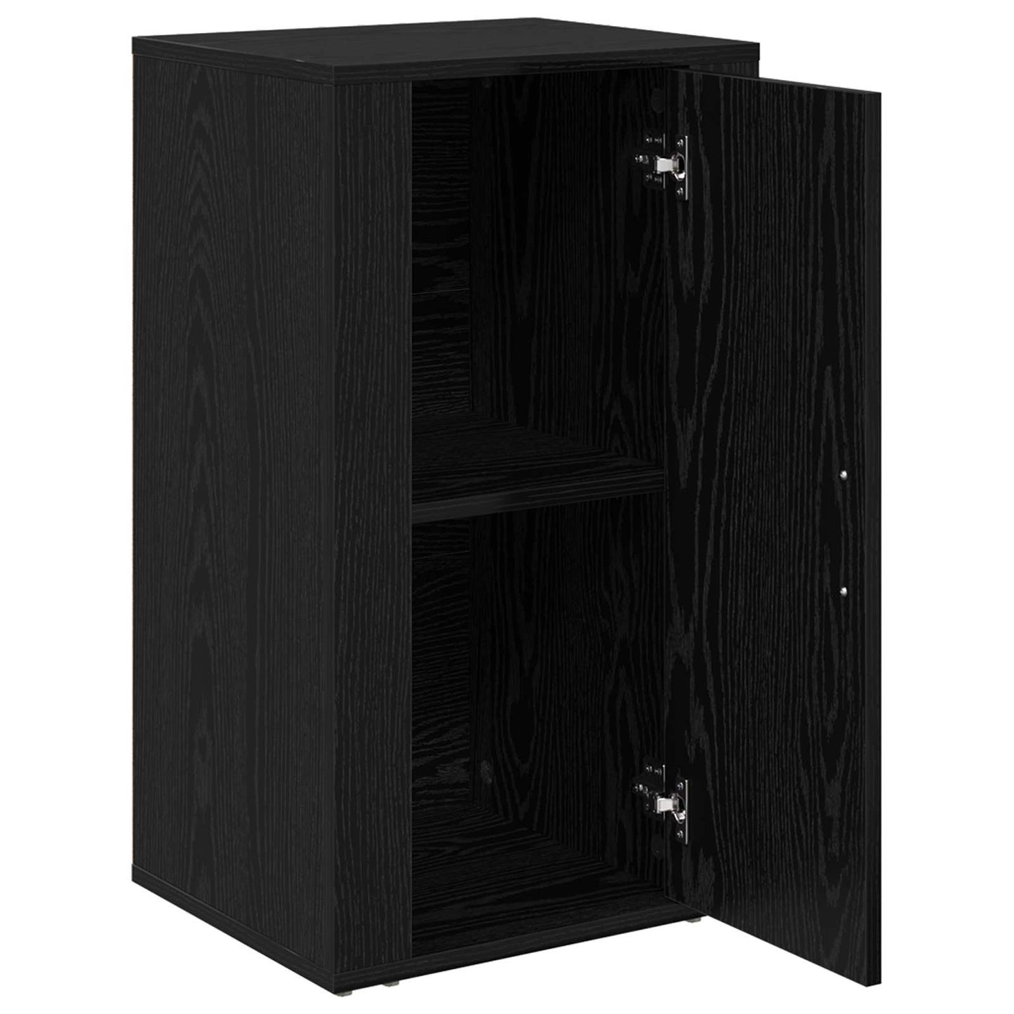 Serviesskap Svart Eik 40 x 33 x 70 cm Konstruert tre