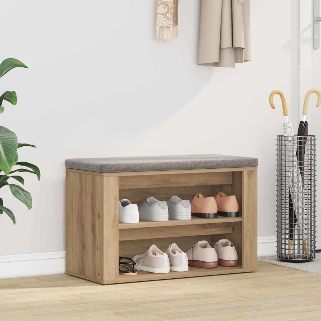 Sko Hylle med hylle artisan eik 75 x 35 x 45 cm Konstruert tre