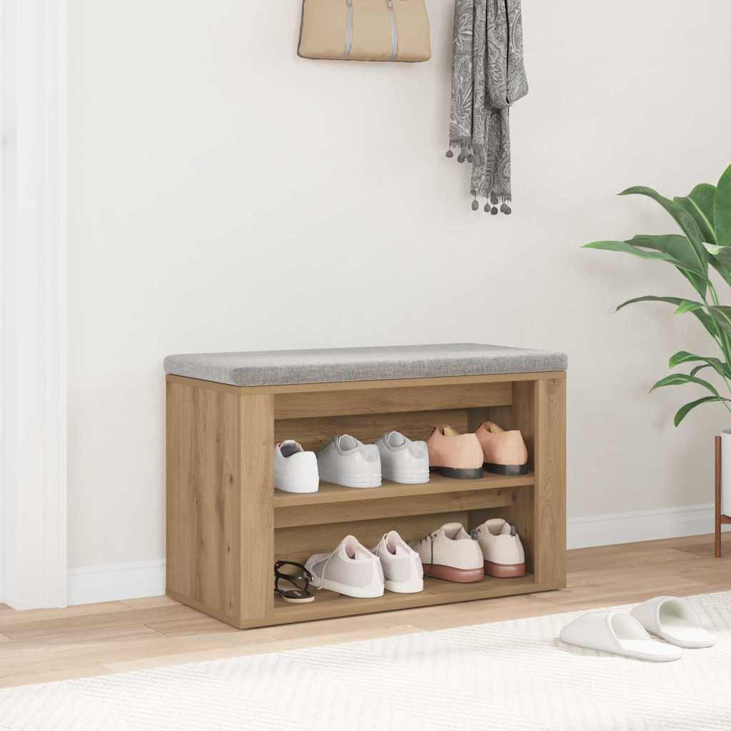 Sko Hylle med hylle artisan eik 75 x 35 x 45 cm Konstruert tre
