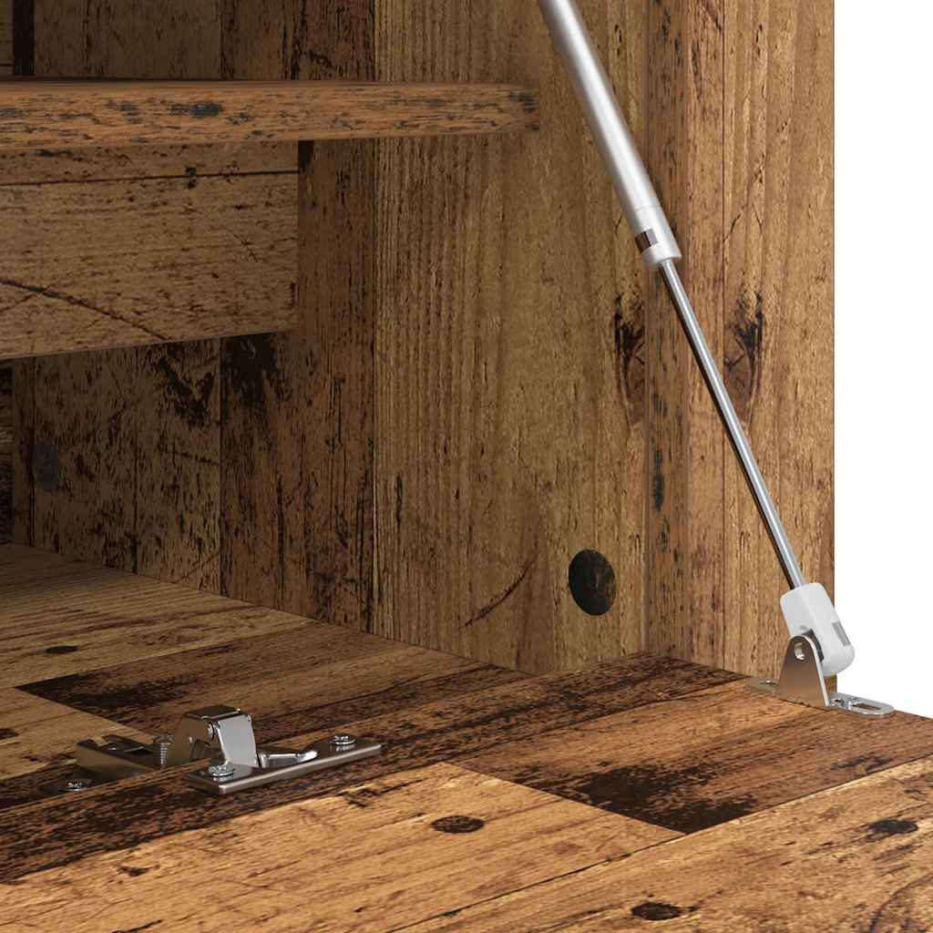 Sko Skap med hylle Gammelt tre 100 x 35 x 38 cm Konstruert tre