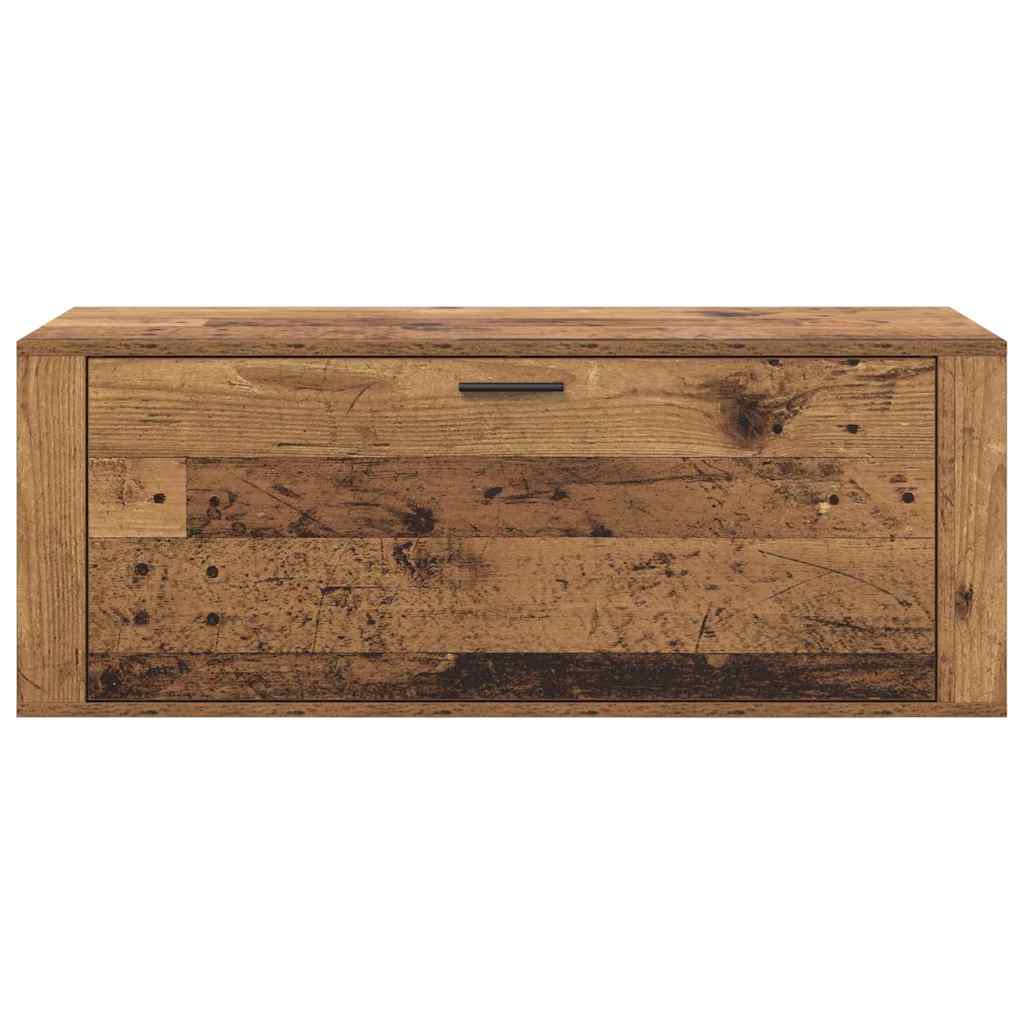 Sko Skap med hylle Gammelt tre 100 x 35 x 38 cm Konstruert tre