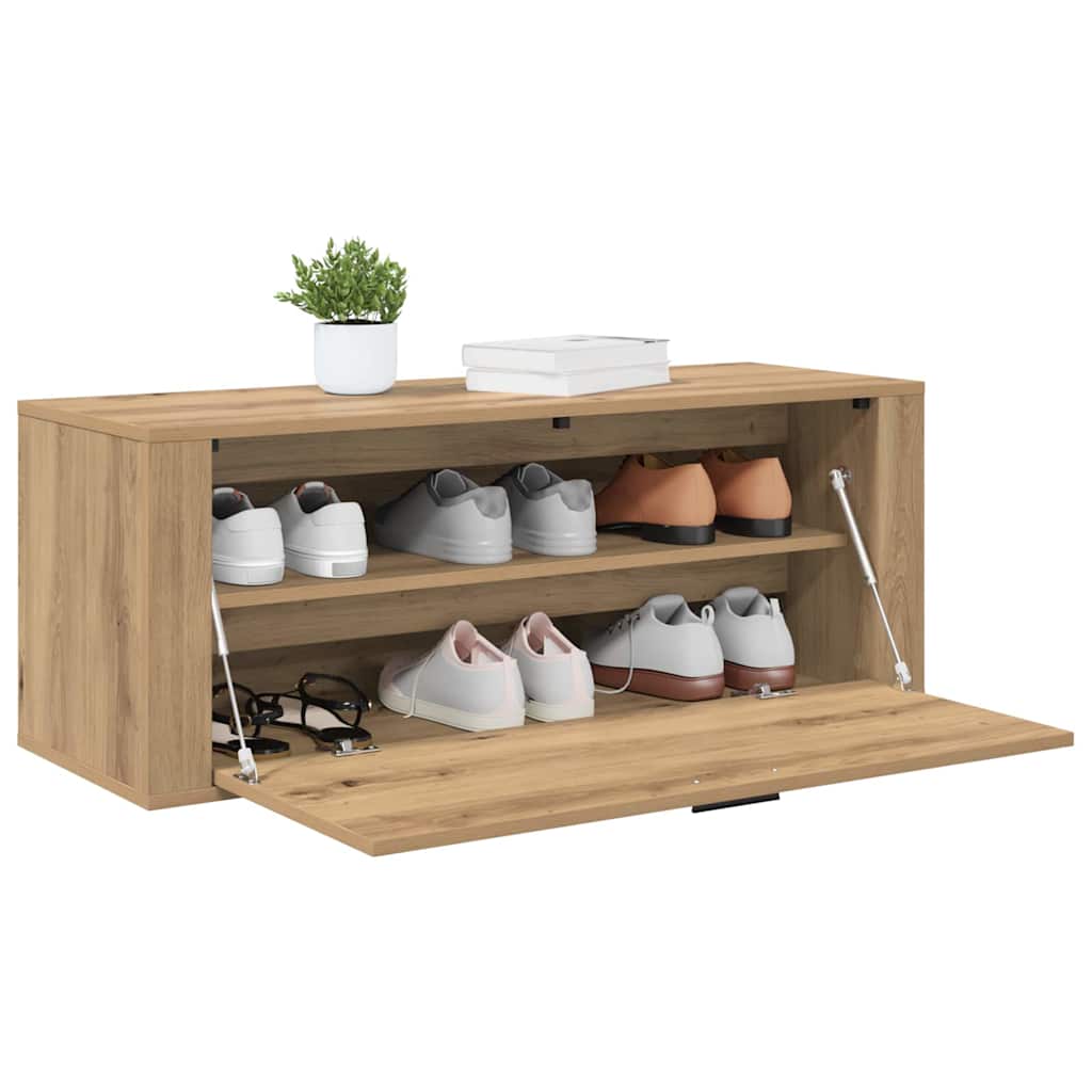 Sko Skap med hylle artisan eik 100 x 35 x 38 cm Konstruert tre