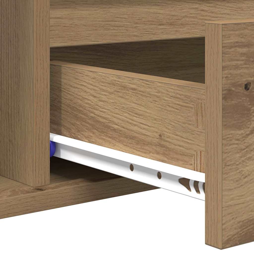 Kaffebord Artisan Eik 90 x 49 x 45 cm Konstruert tre