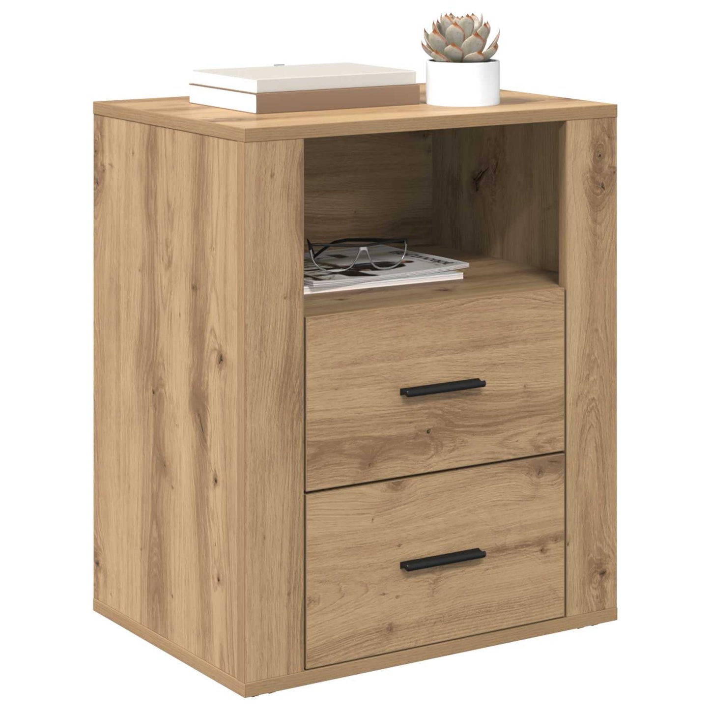 Nattbordskap Artisan Eik 35 x 50 x 60 cm Konstruert tre