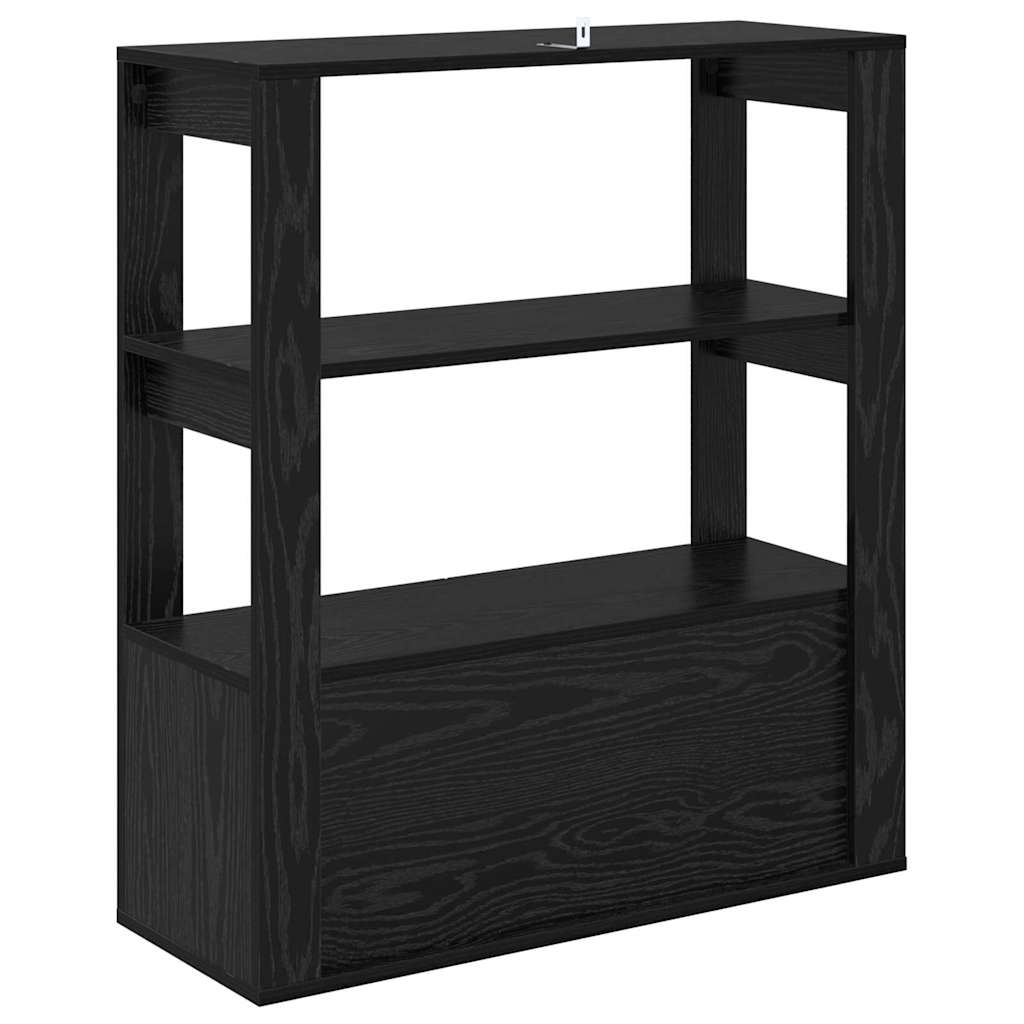 Serviesskap Svart eik 30 x 80 x 90 cm Konstruert tre