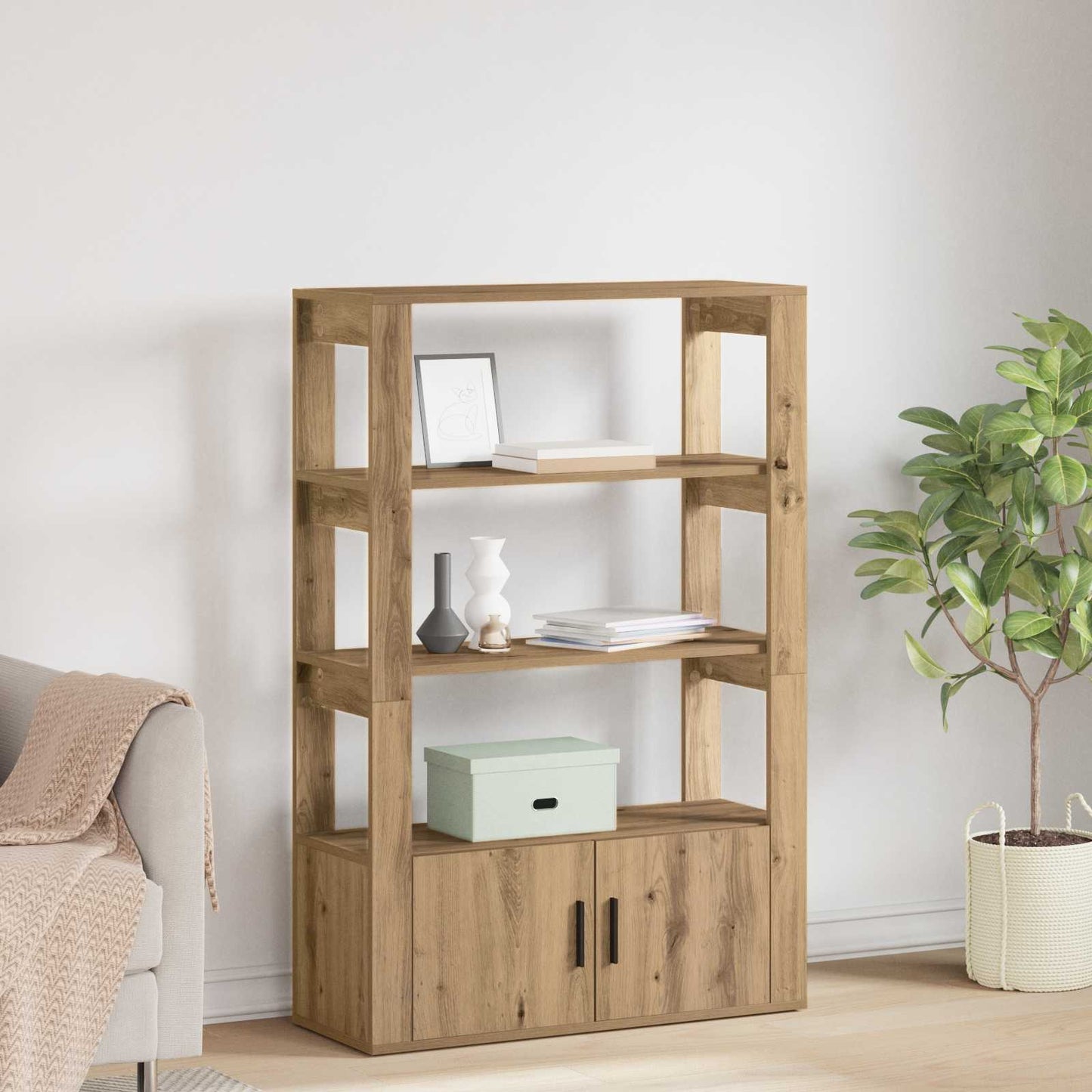 Serviesskap artisan eik 30 x 80 x 119.5 cm Konstruert tre