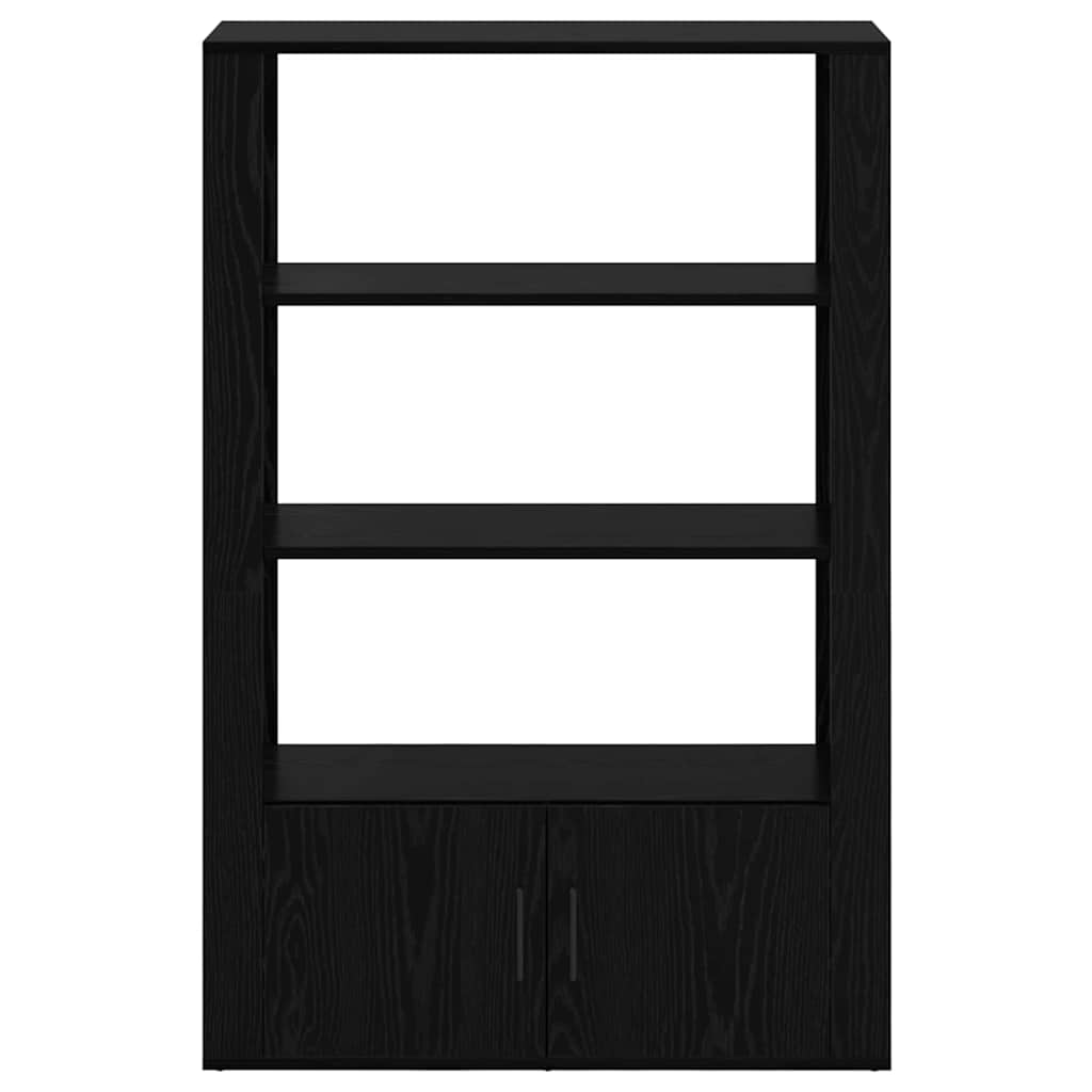 Serviesskap Svart eik 30 x 80 x 119.5 cm Konstruert tre