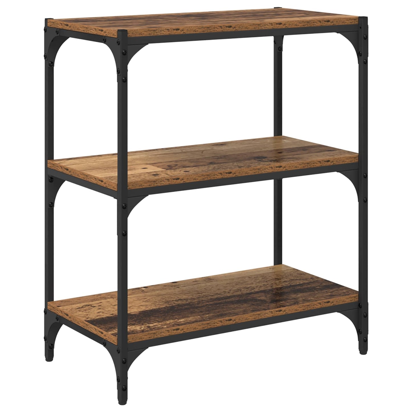 Bokskap Gammelt tre 60 x 33 x 70,5 cm Ingeniørtre og jern