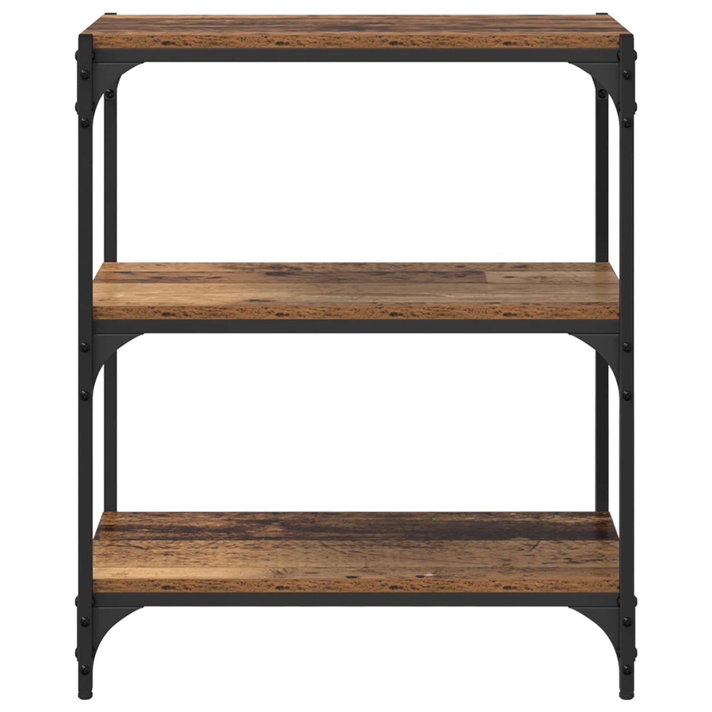 Bokskap Gammelt tre 60 x 33 x 70,5 cm Ingeniørtre og jern