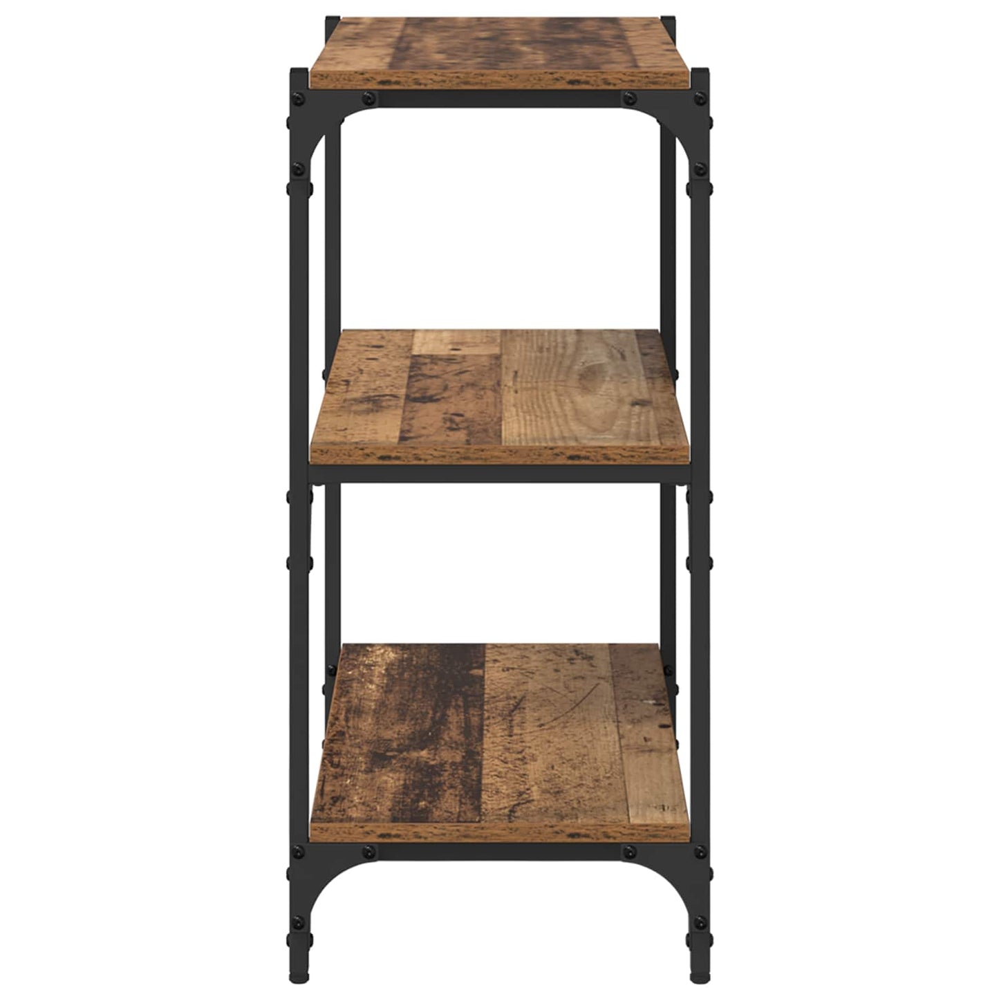 Bokskap Gammelt tre 60 x 33 x 70,5 cm Ingeniørtre og jern
