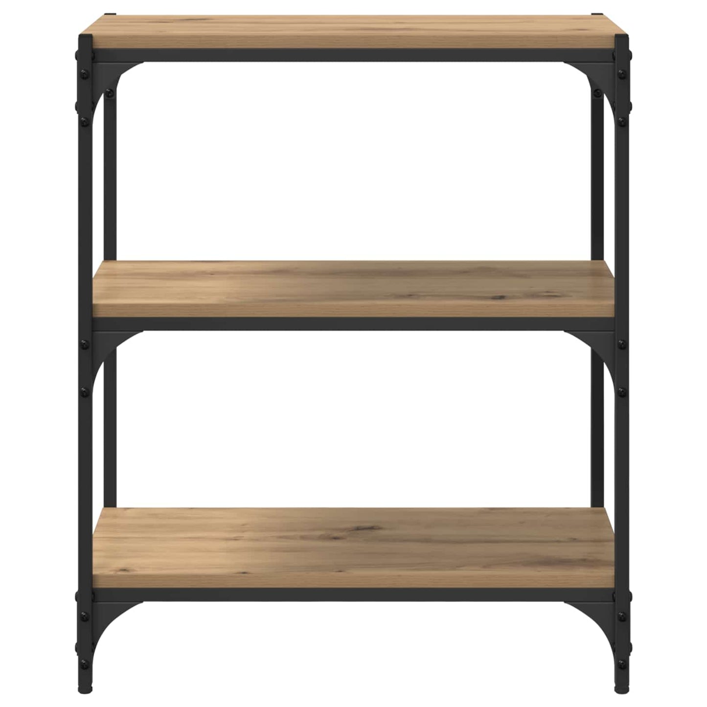 Bokskap artisan eik 60 x 33 x 70,5 cm Ingeniørtre og jern