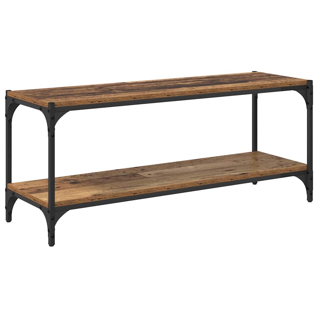 TV-skap Gamle tre 100x33x41cm Ingeniørtre og jern